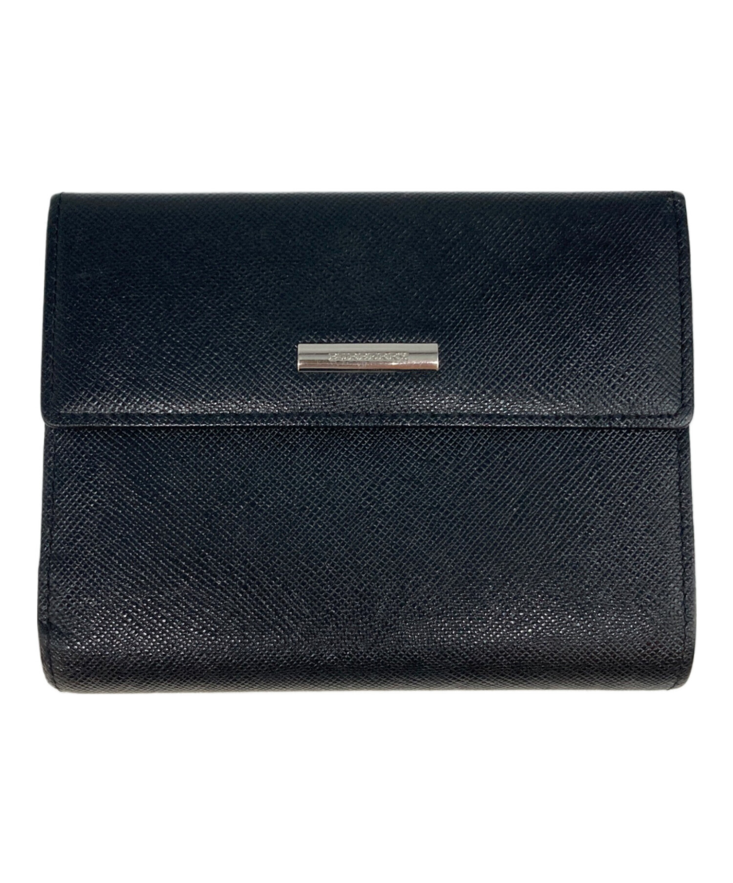 未使用　バーバリー財布 バーバリー 三つ折り財布 財布 レディース TB ライトグレーメランジ LS