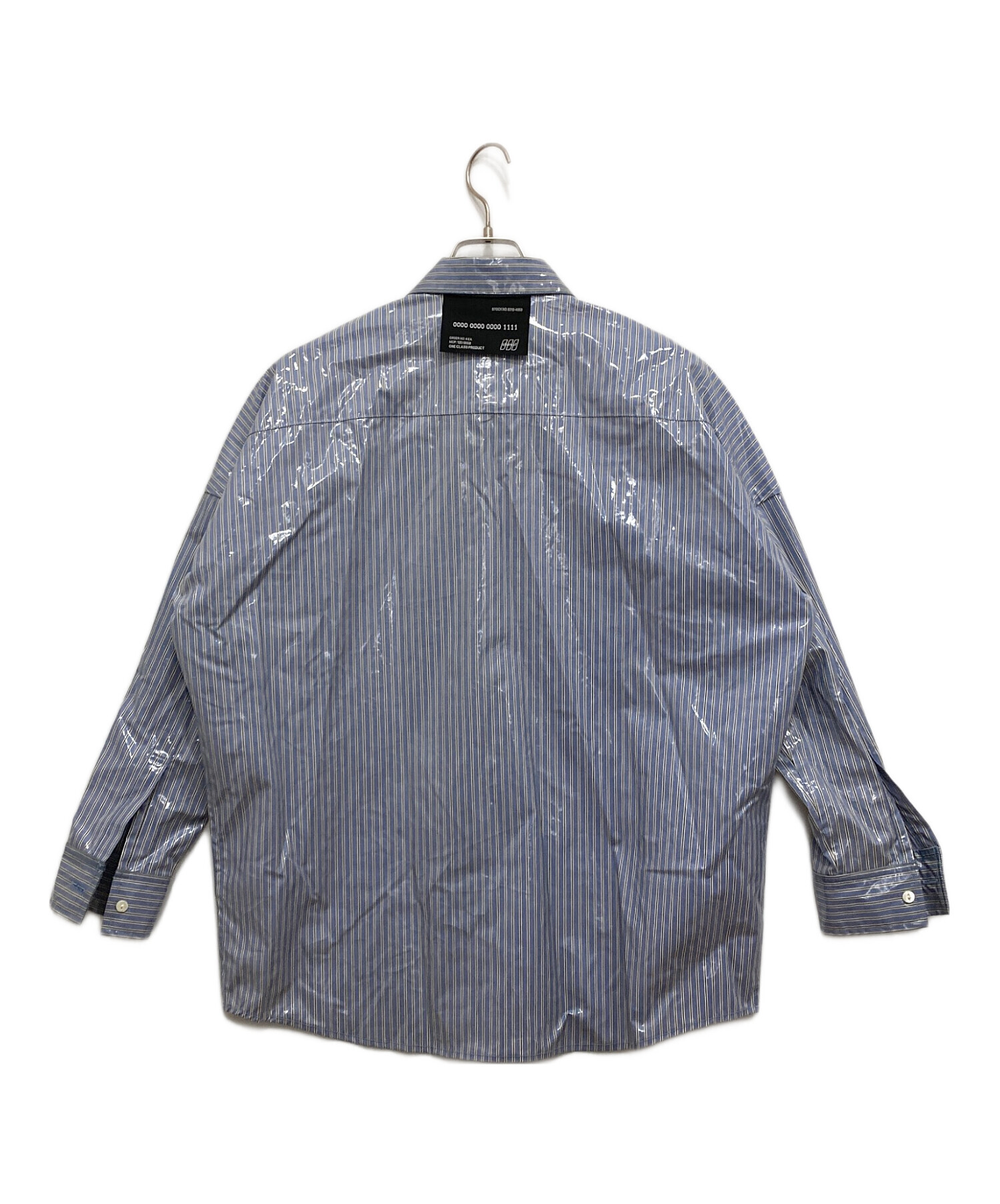 中古・古着通販】SHAREEF (シャリーフ) LAMINATE STRIPE L/S SHIRTS