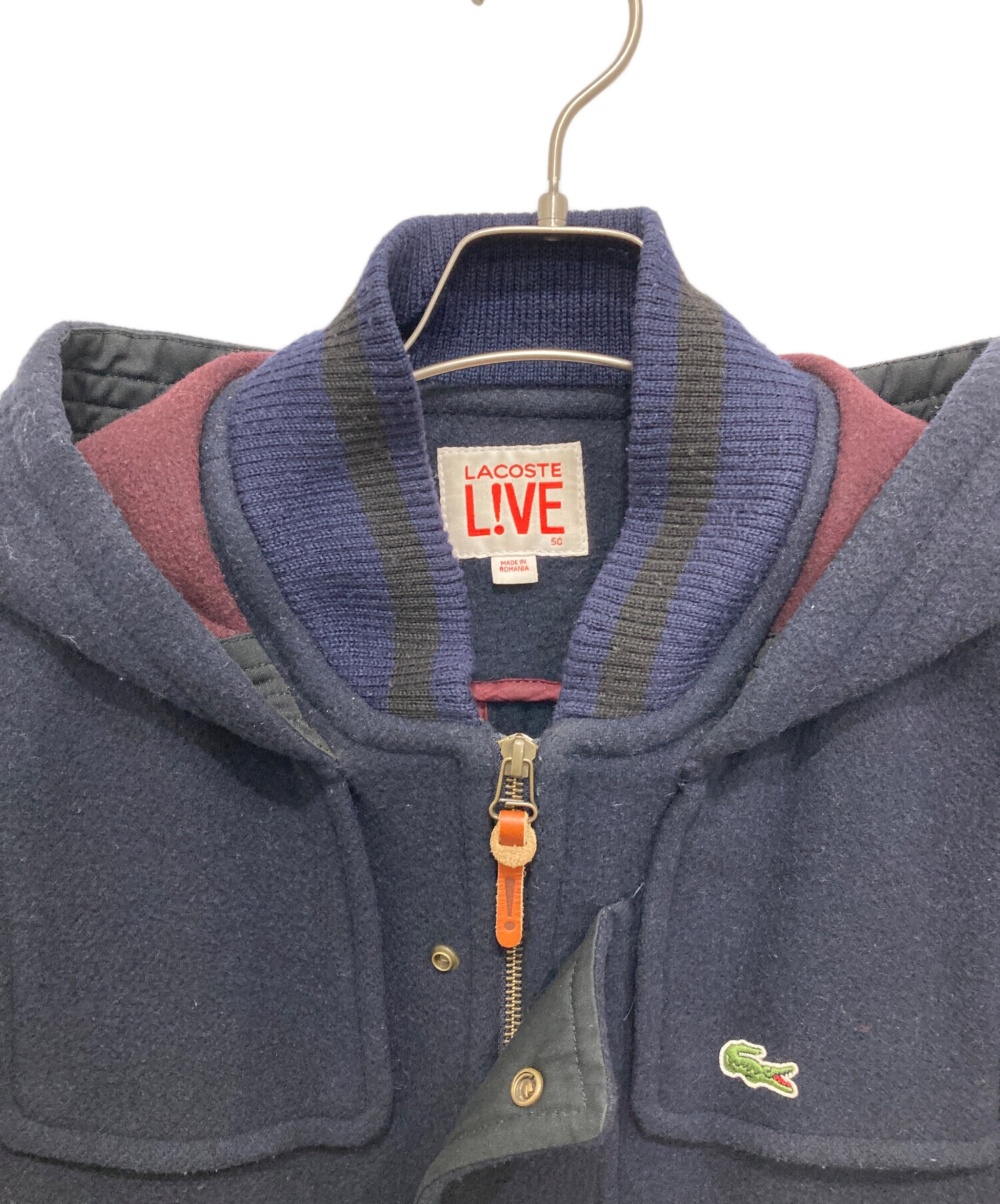 中古・古着通販】LACOSTE LIVE (ラコステライブ) ロゴ刺繍ダッフル