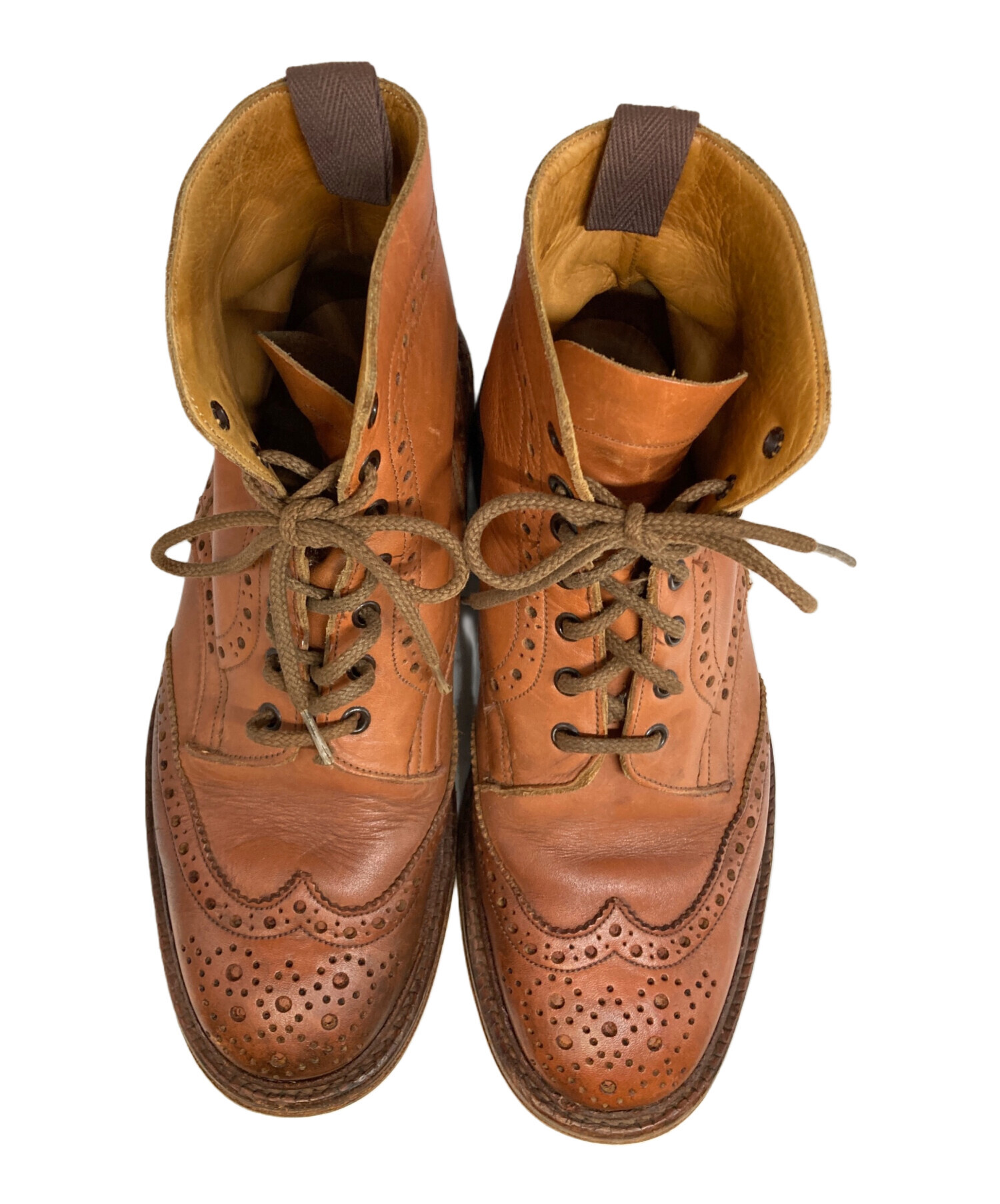 中古・古着通販】Tricker's (トリッカーズ) カントリーブーツ ブラウン