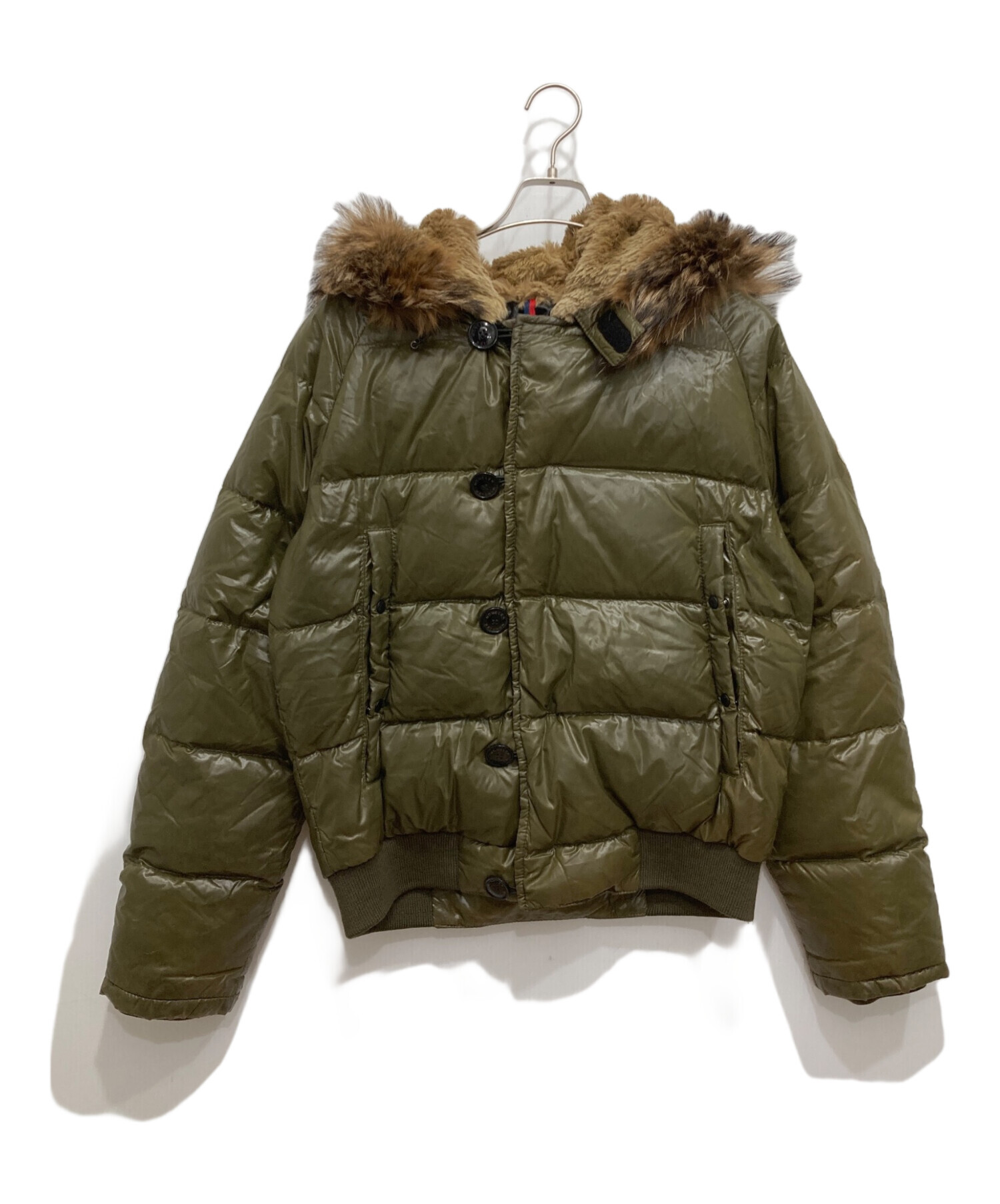 中古・古着通販】MONCLER (モンクレール) ダウンジャケット カーキ