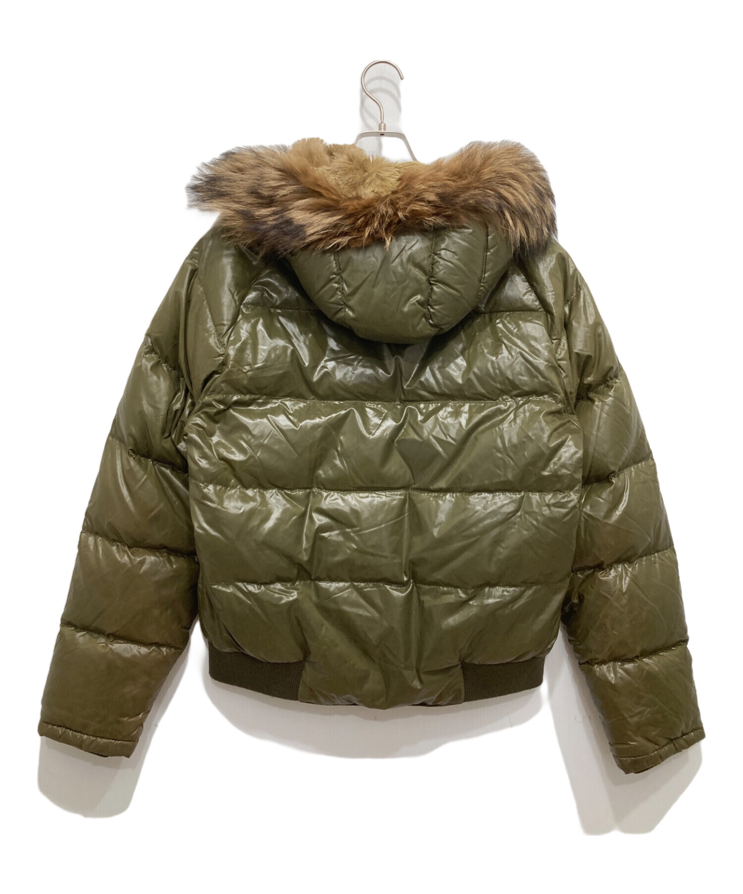 モンクレール　カーキ色　 ダウンジャケット　サイズ3 中古・古着通販】MONCLER (モンクレール) ダウンジャケット カーキ