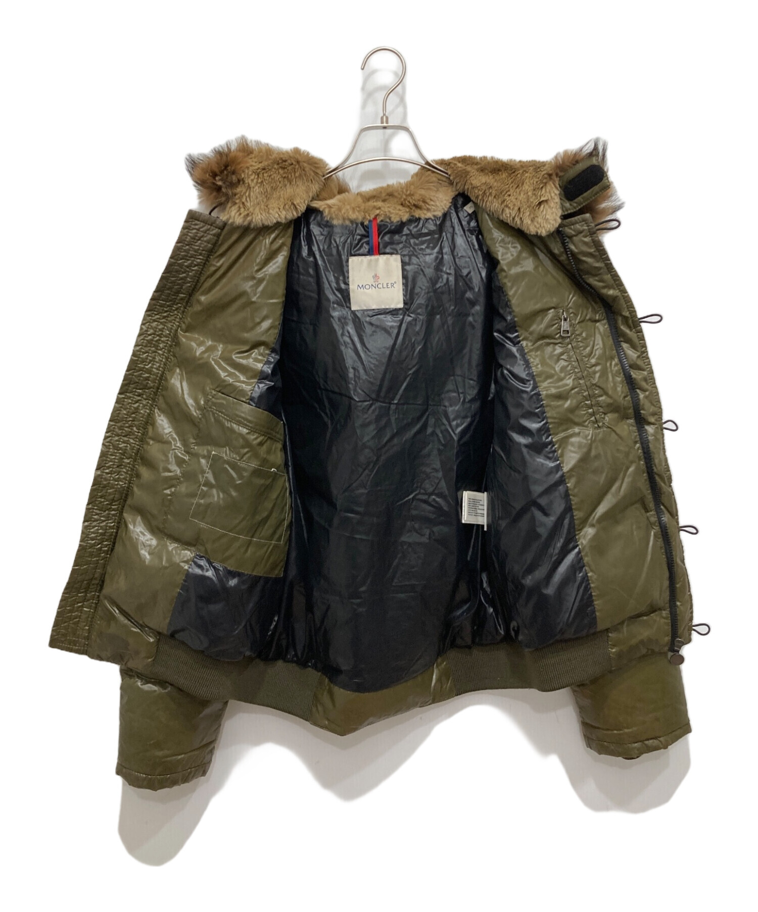 中古・古着通販】MONCLER (モンクレール) ダウンジャケット カーキ