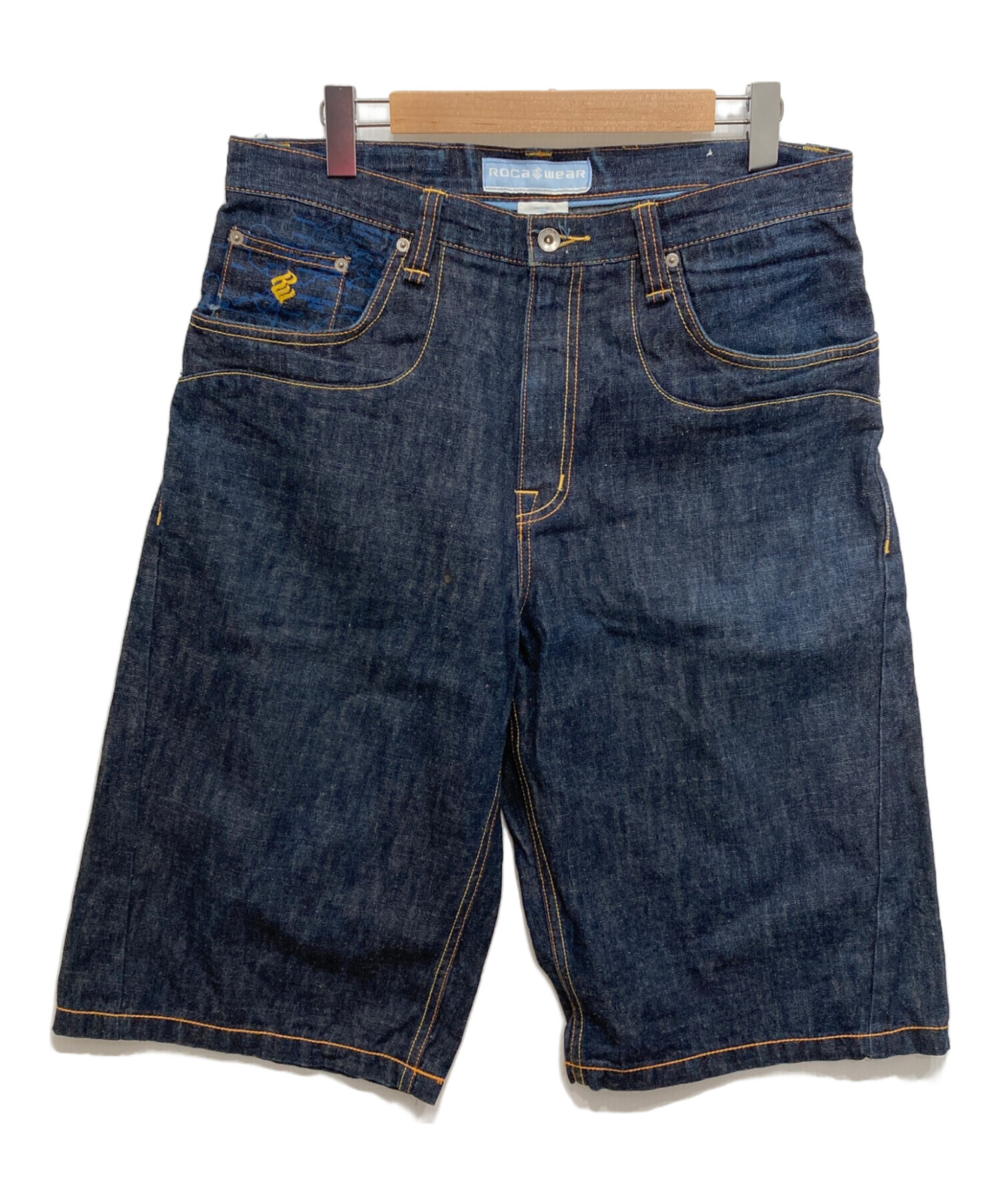 ROCA WEAR ロカウェア　極太バギー　デニムショーツ ROCA WEAR ロカウェア 極太バギー デニムショーツ 【公式通販】