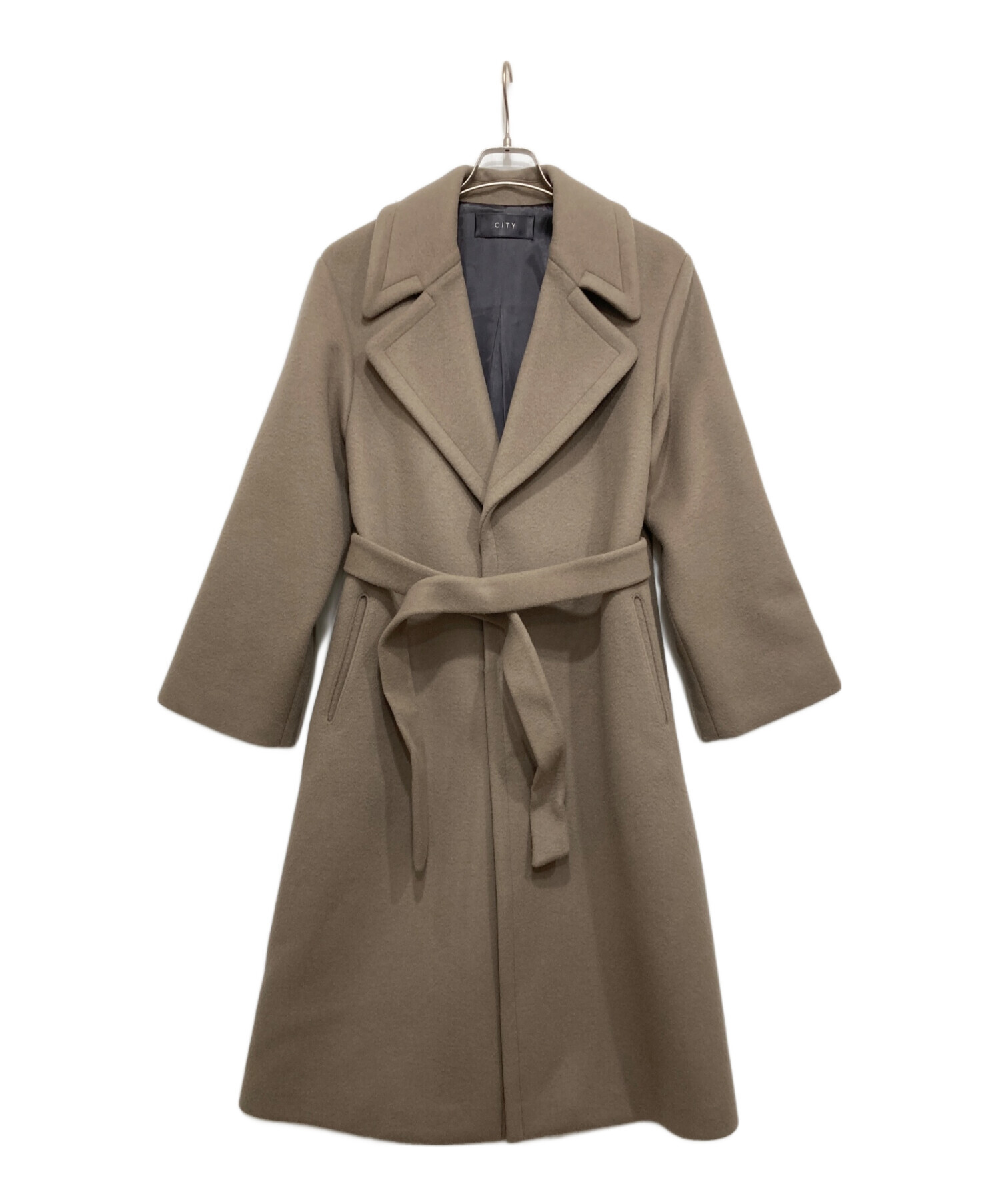 中古・古着通販】CITY (シティ) SUPER140S WOOL オーバーローブコート