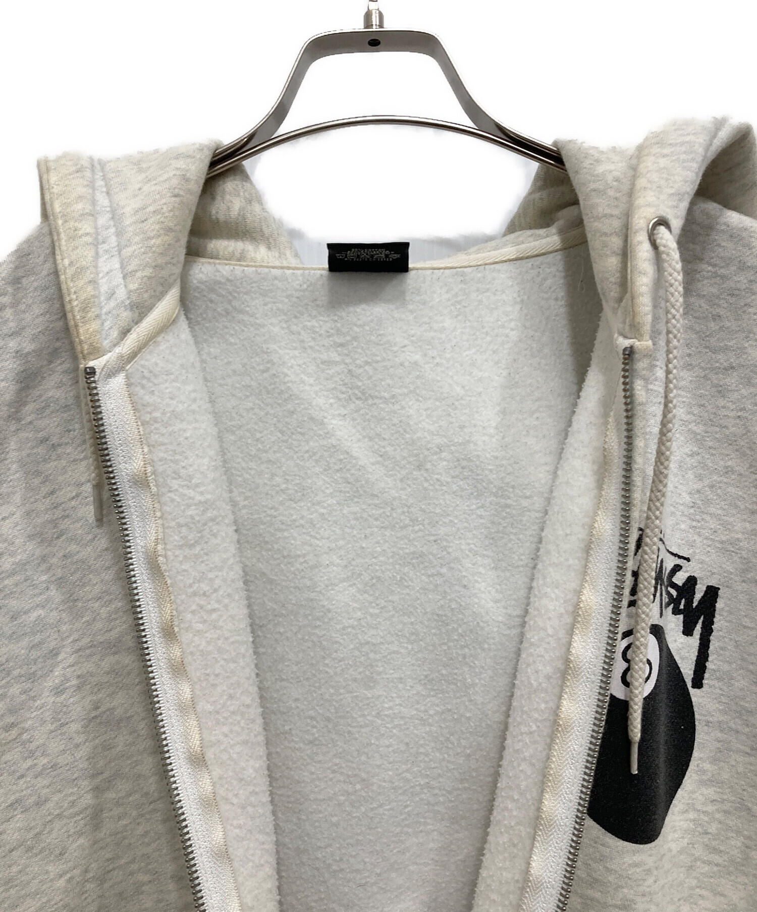 中古・古着通販】stussy (ステューシー) 8ボール ジップパーカー 