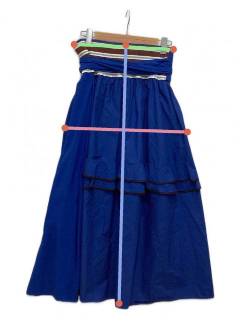 中古・古着通販】MARNI (マルニ) 巻きスカート ブルー サイズ:38