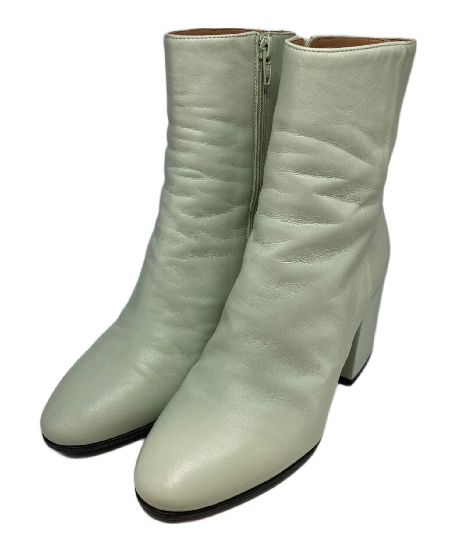 ドリスヴァンノッテン　ブーツ 中古・古着通販】DRIES VAN NOTEN (ドリスヴァンノッテン) レザー