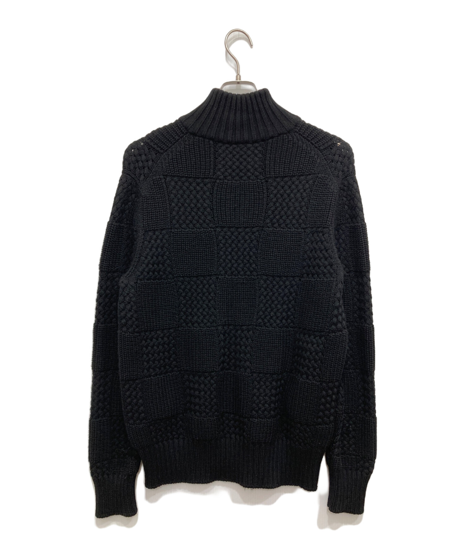 ルイ　ヴィトン　ダークグレー ジップアップカーディガン　サイズXL ルイヴィトンダークグレー ジップアップカーディガンサイズXL