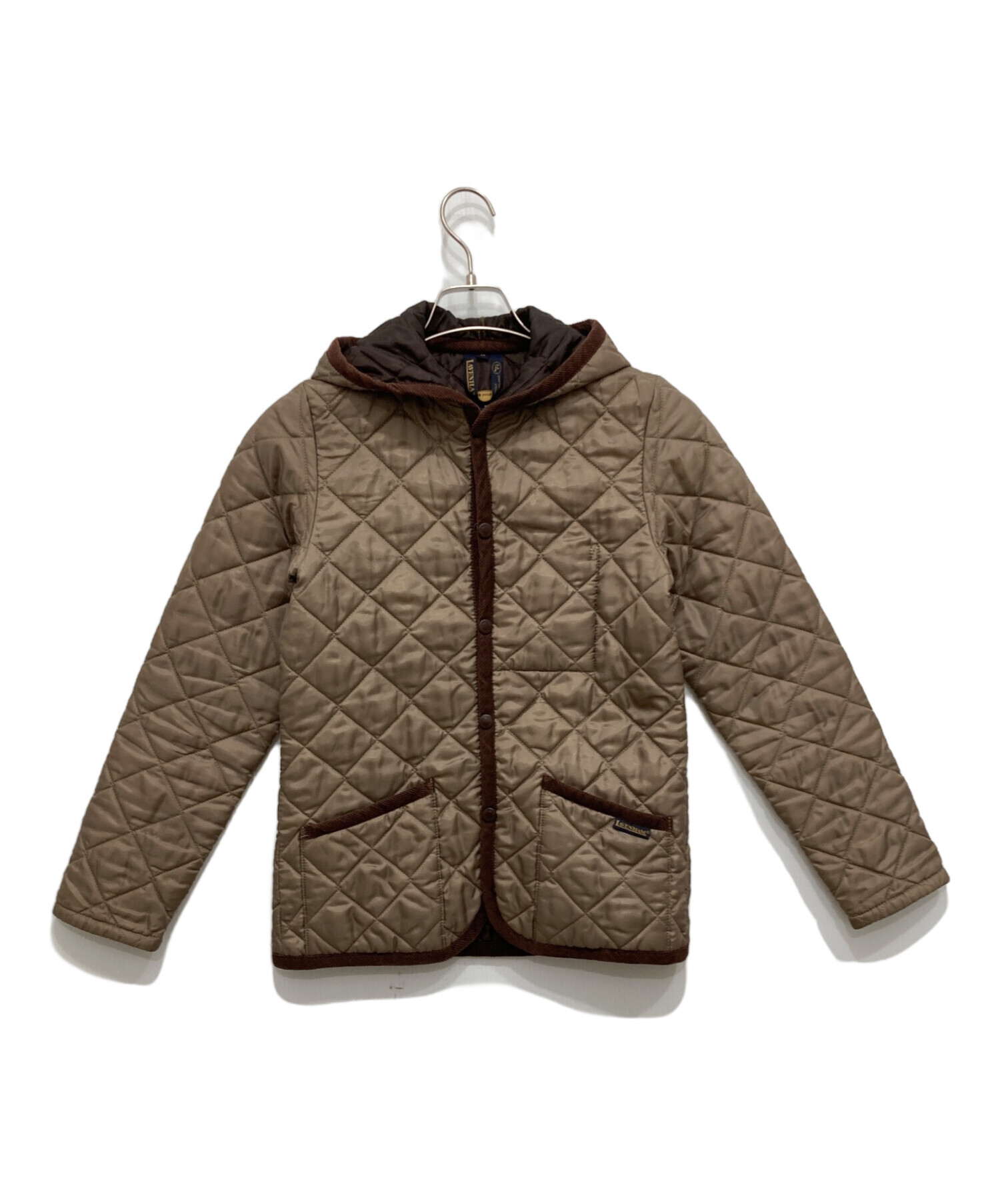 LAVENHAM ベージュ キルティングジャケット 中古・古着通販 LAVENHAM ベージュ キルティングジャケット 中古・古着通販