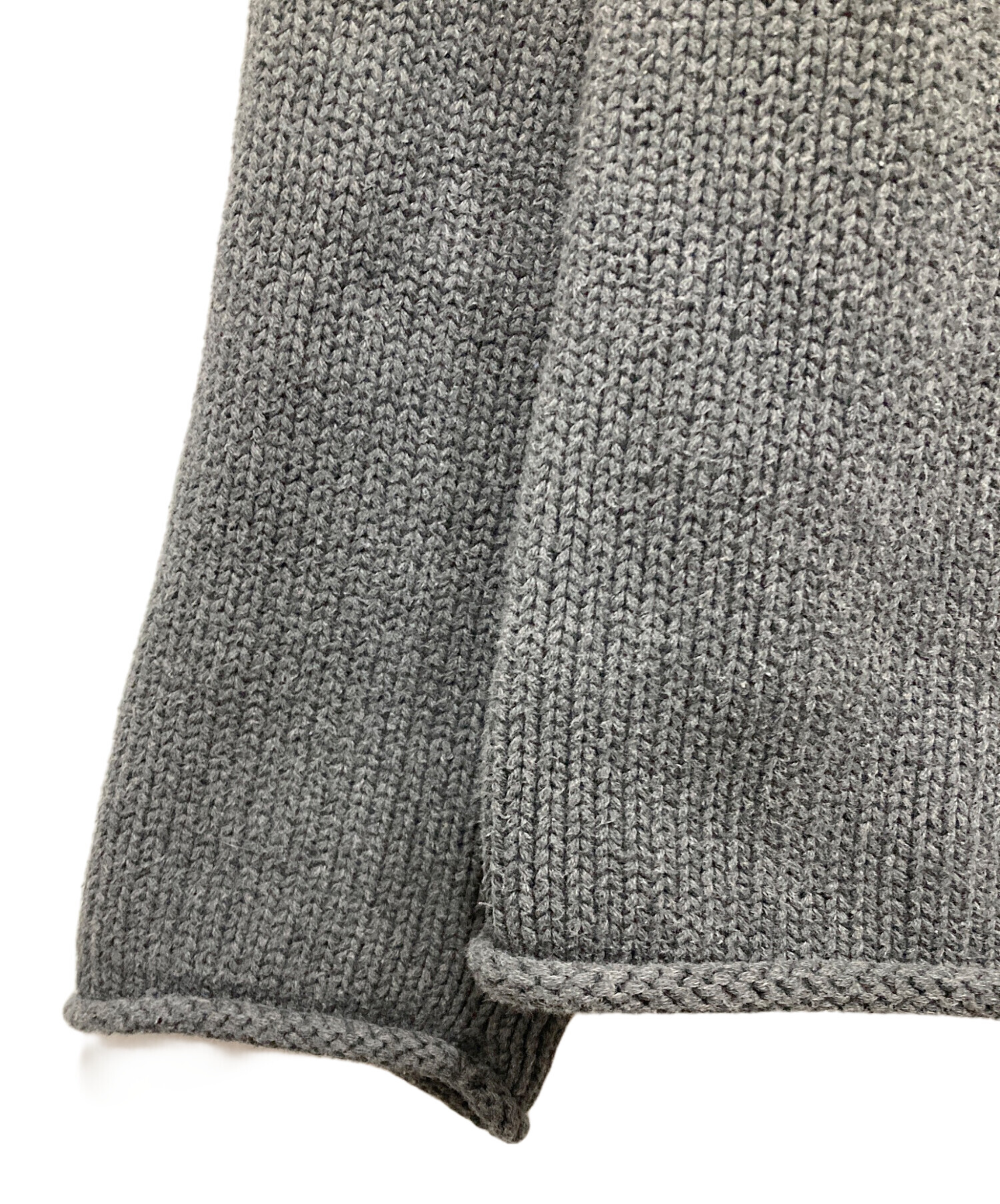 中古・古着通販】J.CREW (ジェイクルー) ロールネックニット グレー