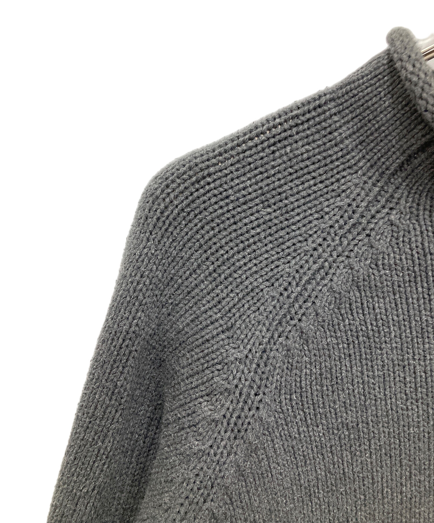 中古・古着通販】J.CREW (ジェイクルー) ロールネックニット グレー