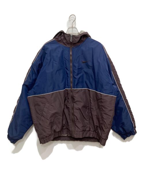 中古・古着通販】NIKE (ナイキ) 90'sナイロン中綿ジャケット ネイビー