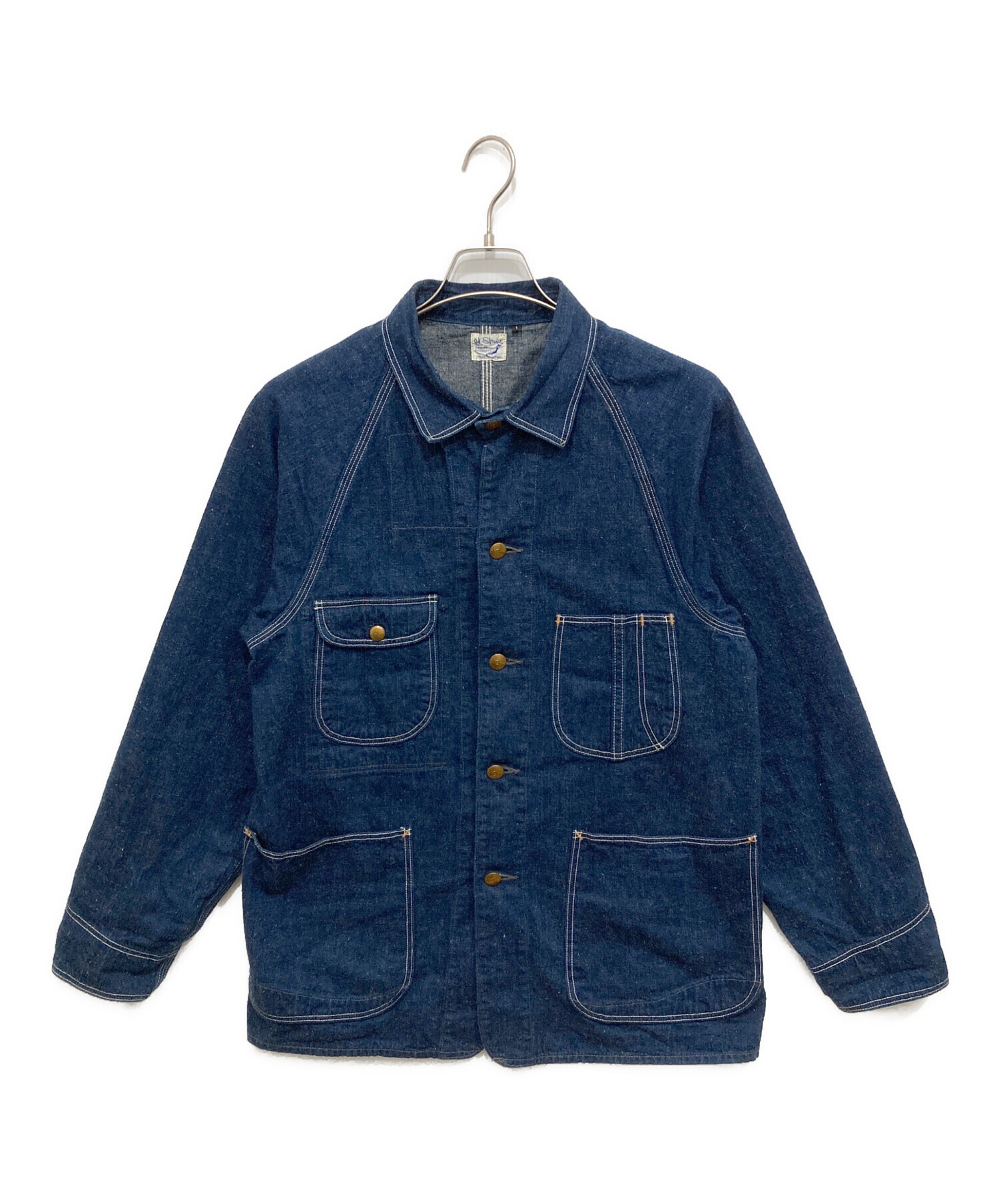 中古・古着通販】Or Slow (オアスロウ) デニムカバーオール インディゴ