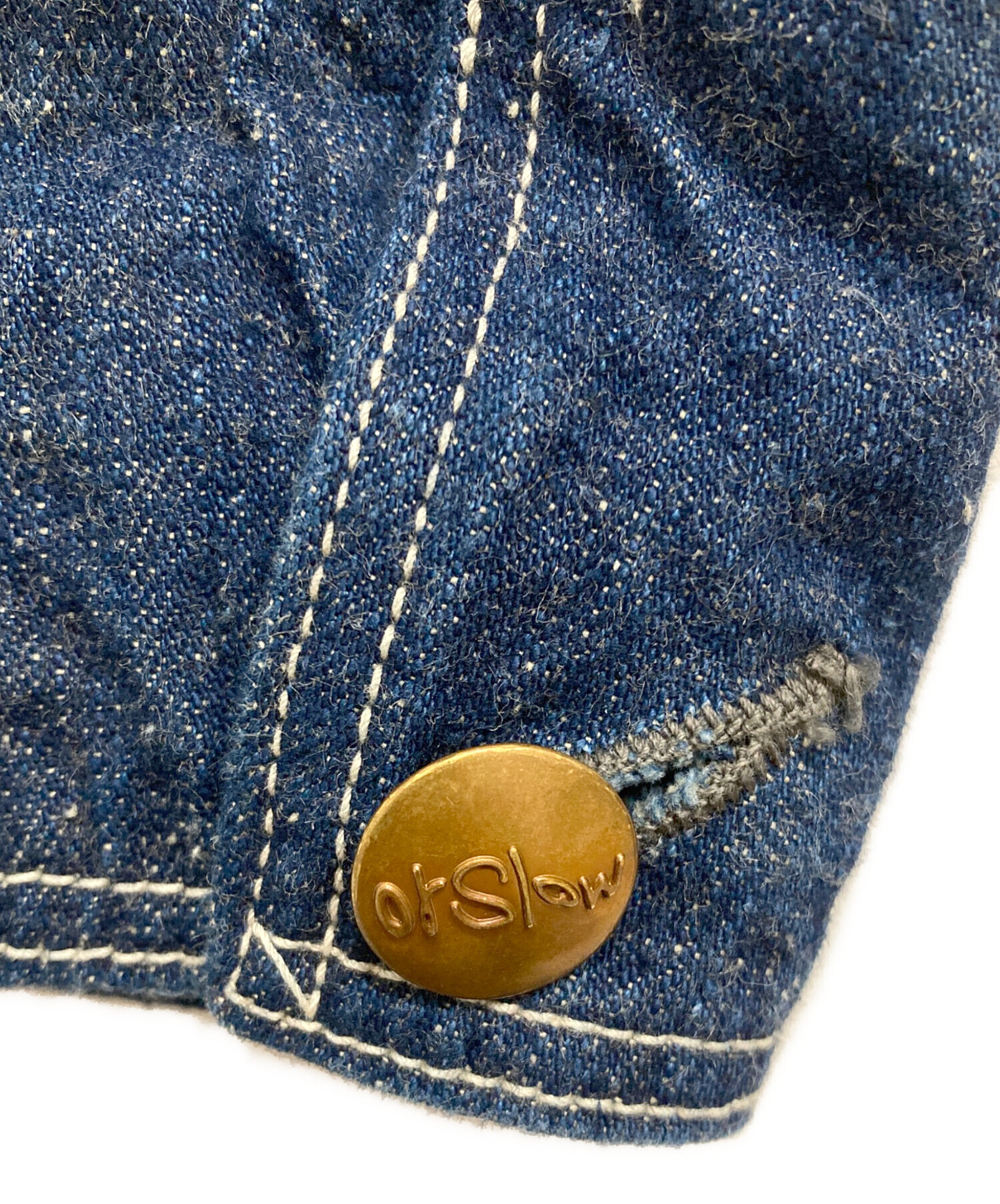 中古・古着通販】Or Slow (オアスロウ) デニムカバーオール インディゴ