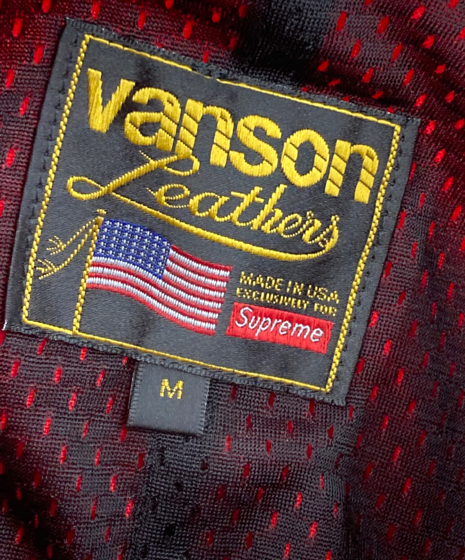 ジャケット・アウター Supreme Vanson Cordura Letters Jacket M Supreme Vanson Leathers Letters Cordura Jacket シュプリーム