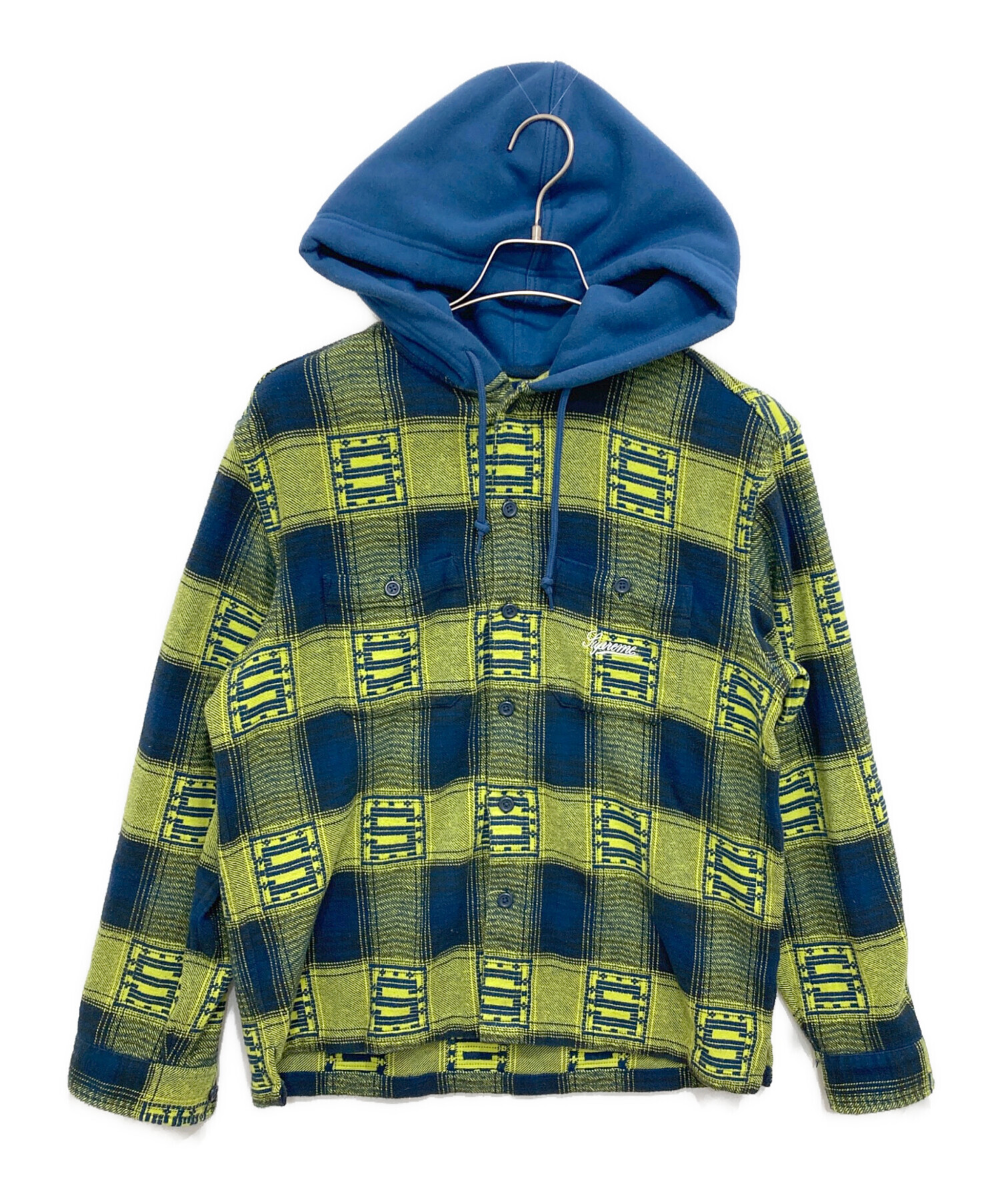 中古・古着通販】SUPREME (シュプリーム) Hooded Shadow Plaid Shirt 