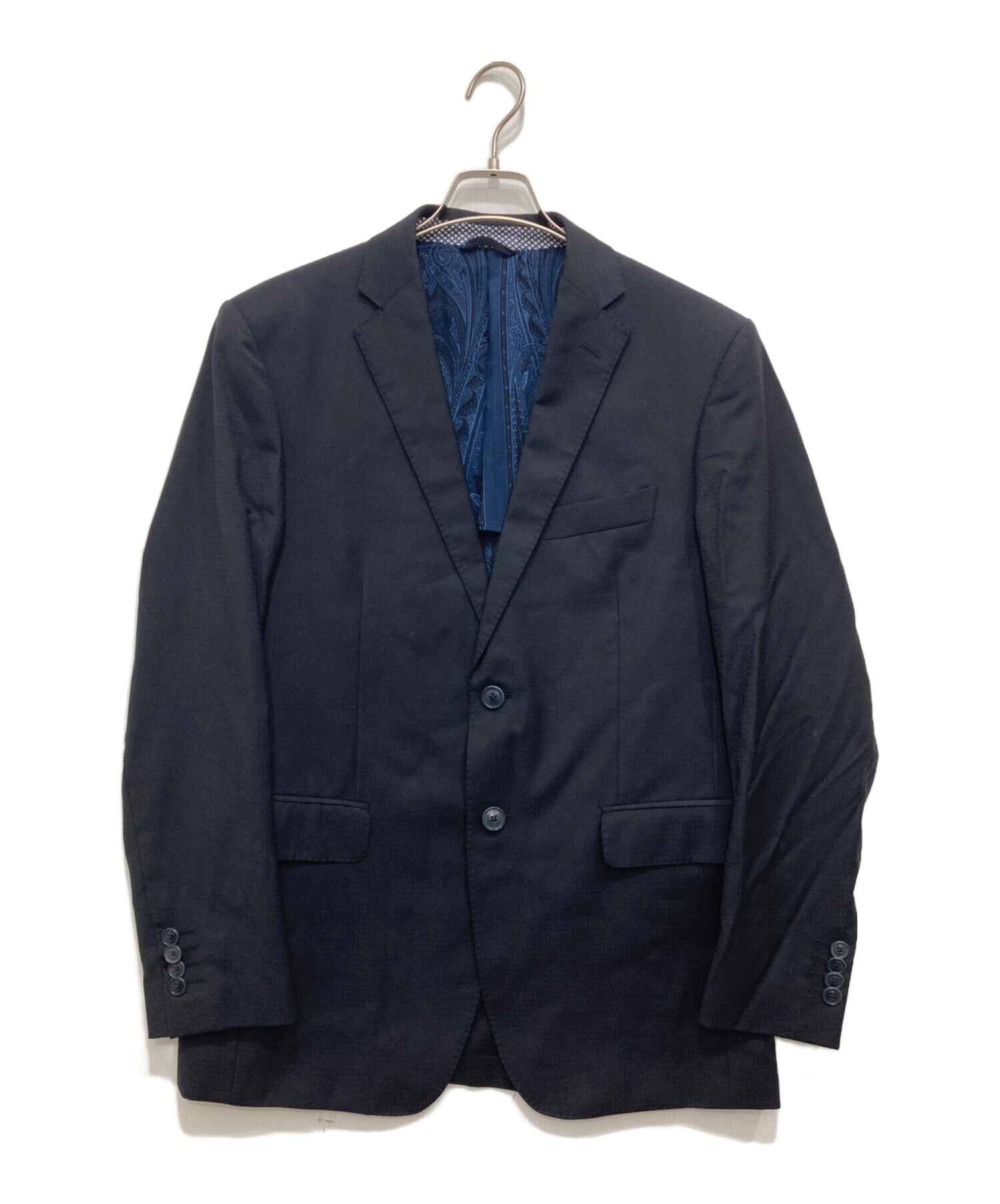 中古・古着通販】ETRO (エトロ) セットアップスーツ ブラック サイズ