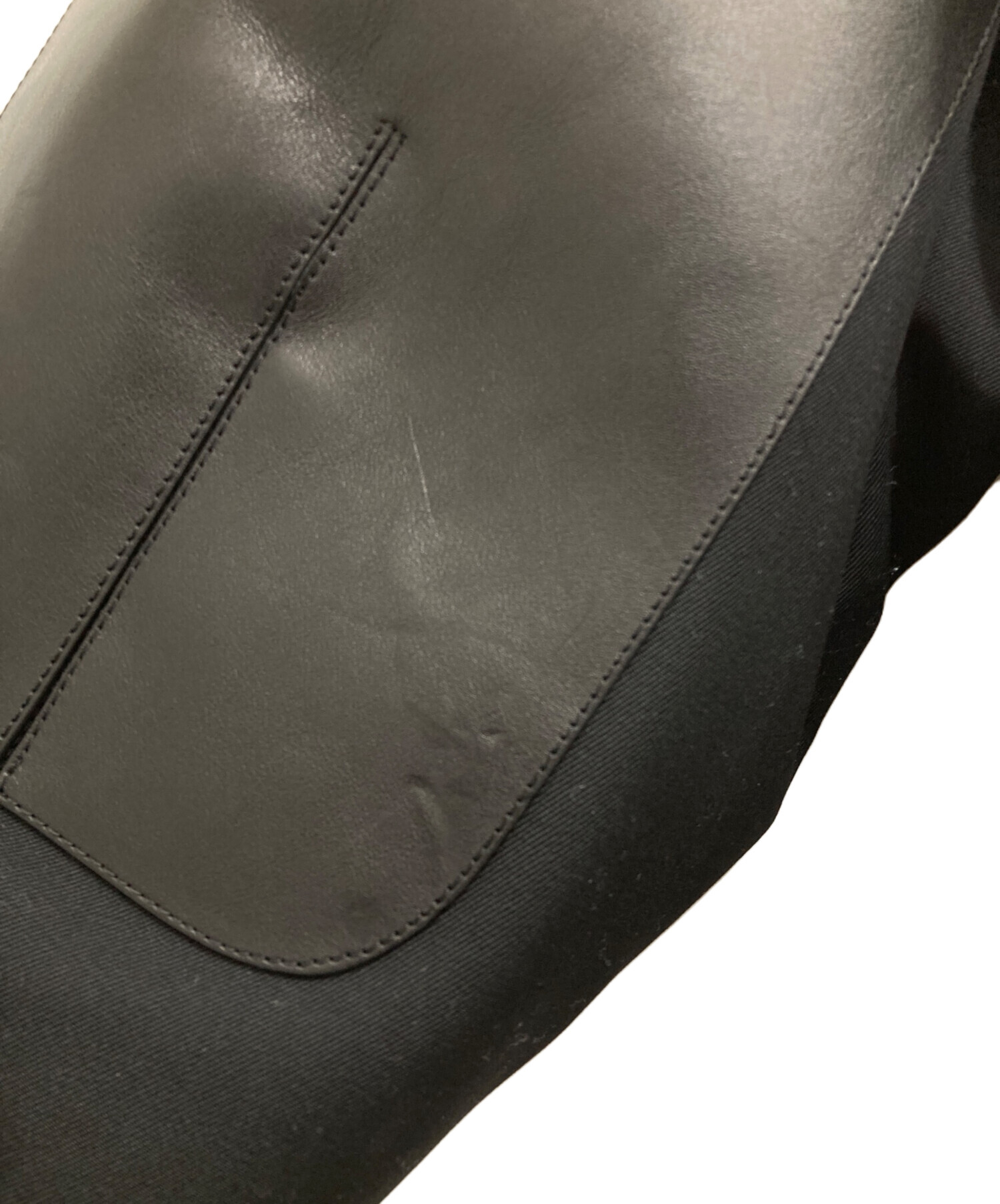 中古・古着通販】JIL SANDER (ジルサンダー) レザーエルボーパッチ中綿