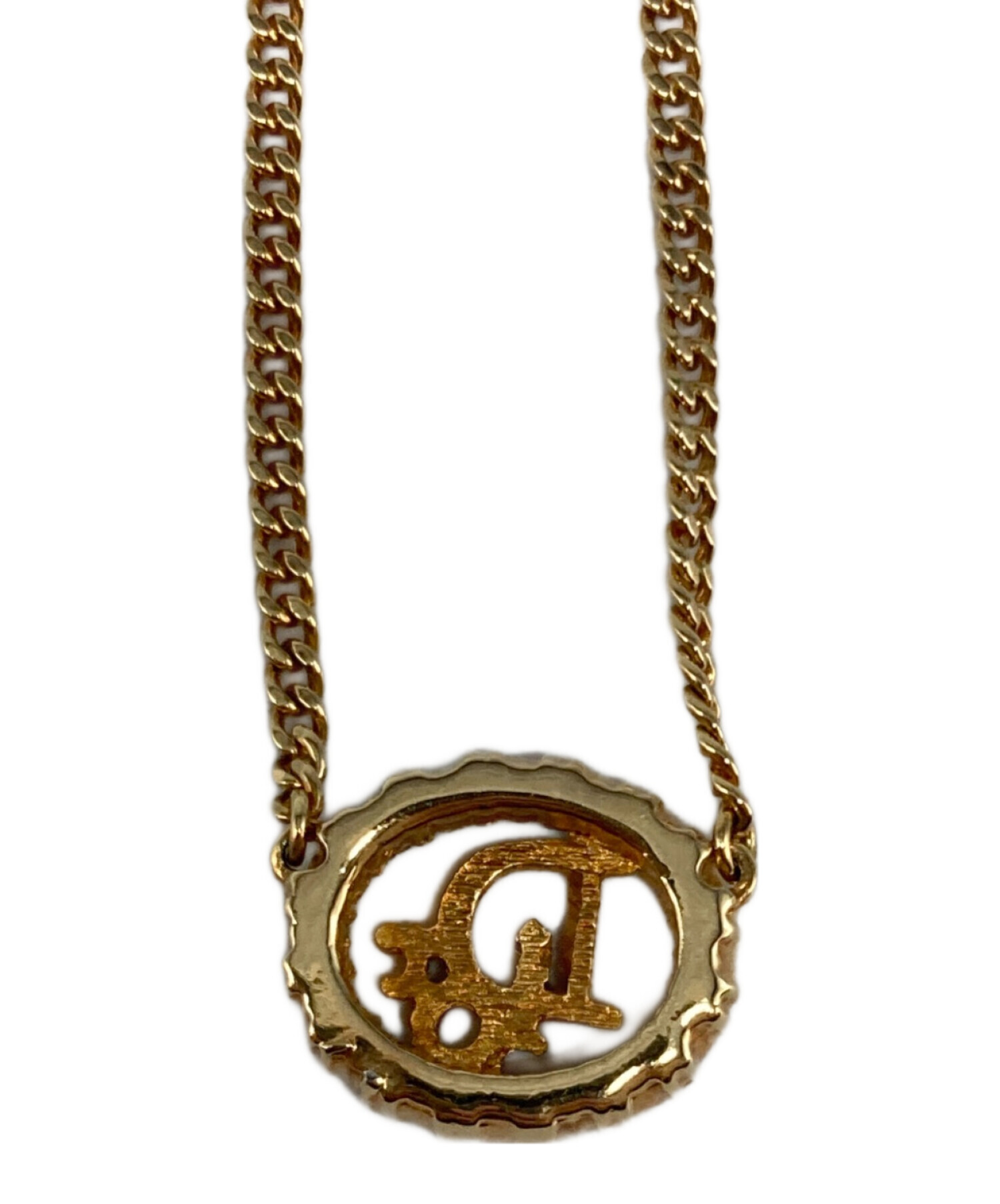 クリスチャンディオール　DIOR ラインストーン　ネックレス　ロゴ　ビンテージ 中古・古着通販】Christian Dior (クリスチャン ディオール) ライン