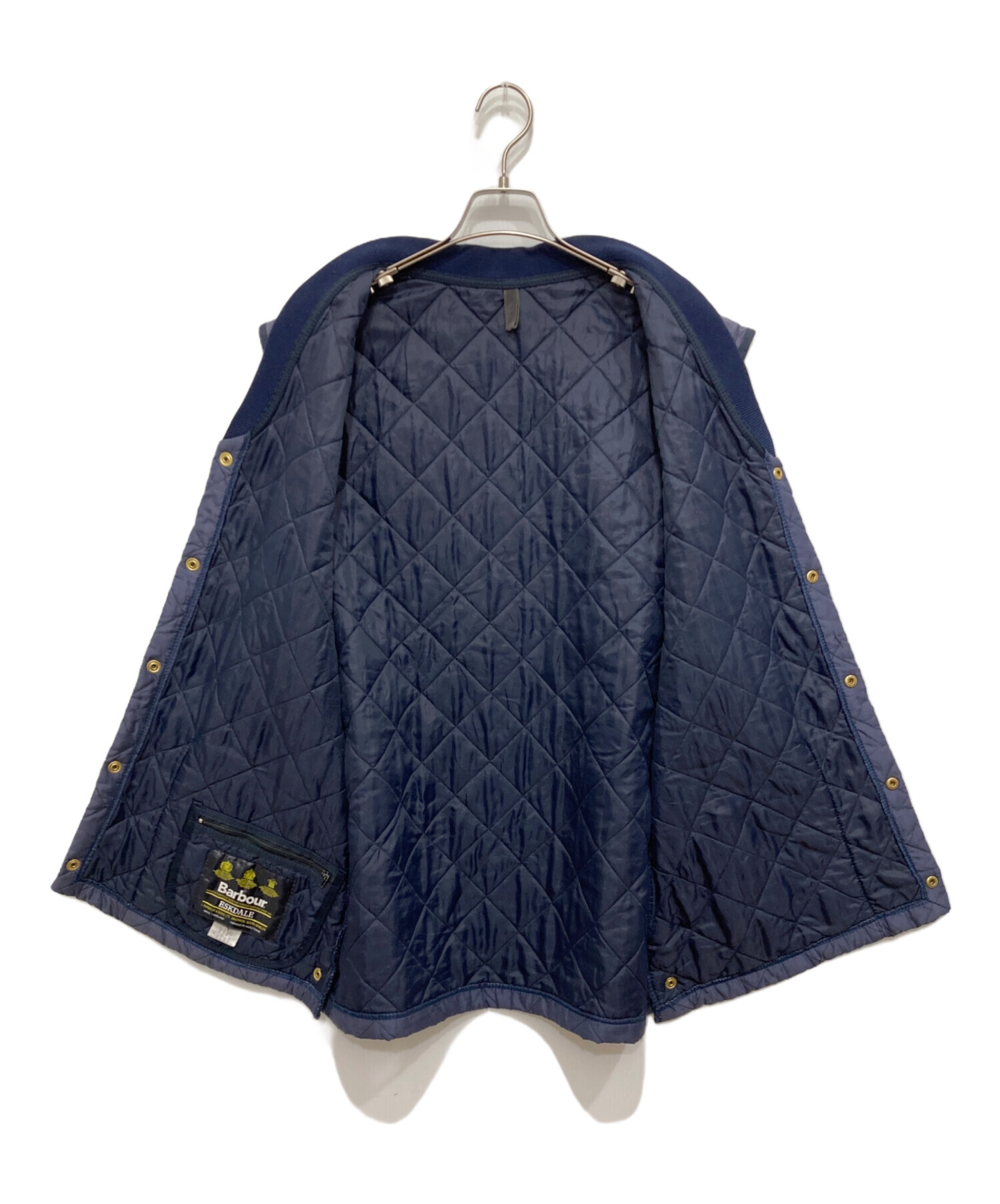 中古・古着通販】Barbour (バブアー) キルティングベスト ブルー