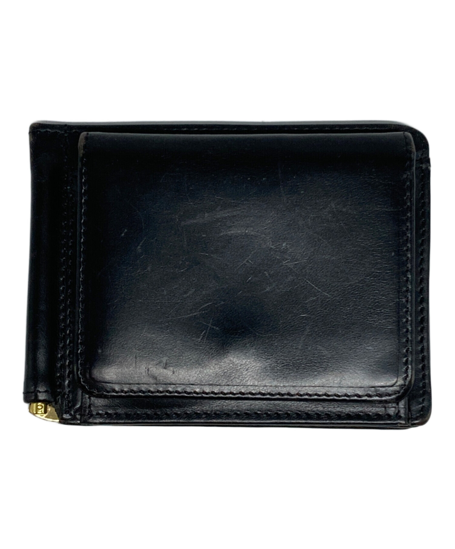 GLEN グレンロイヤル マネークリップ 二つ折り財布 黒 中古・古着通販】GLENROYAL (グレンロイヤル) マネークリップ付き2