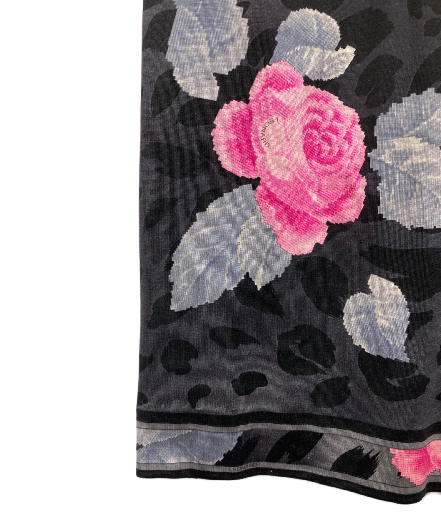 中古・古着通販】LEONARD (レオナール) レオパードタイトスカート