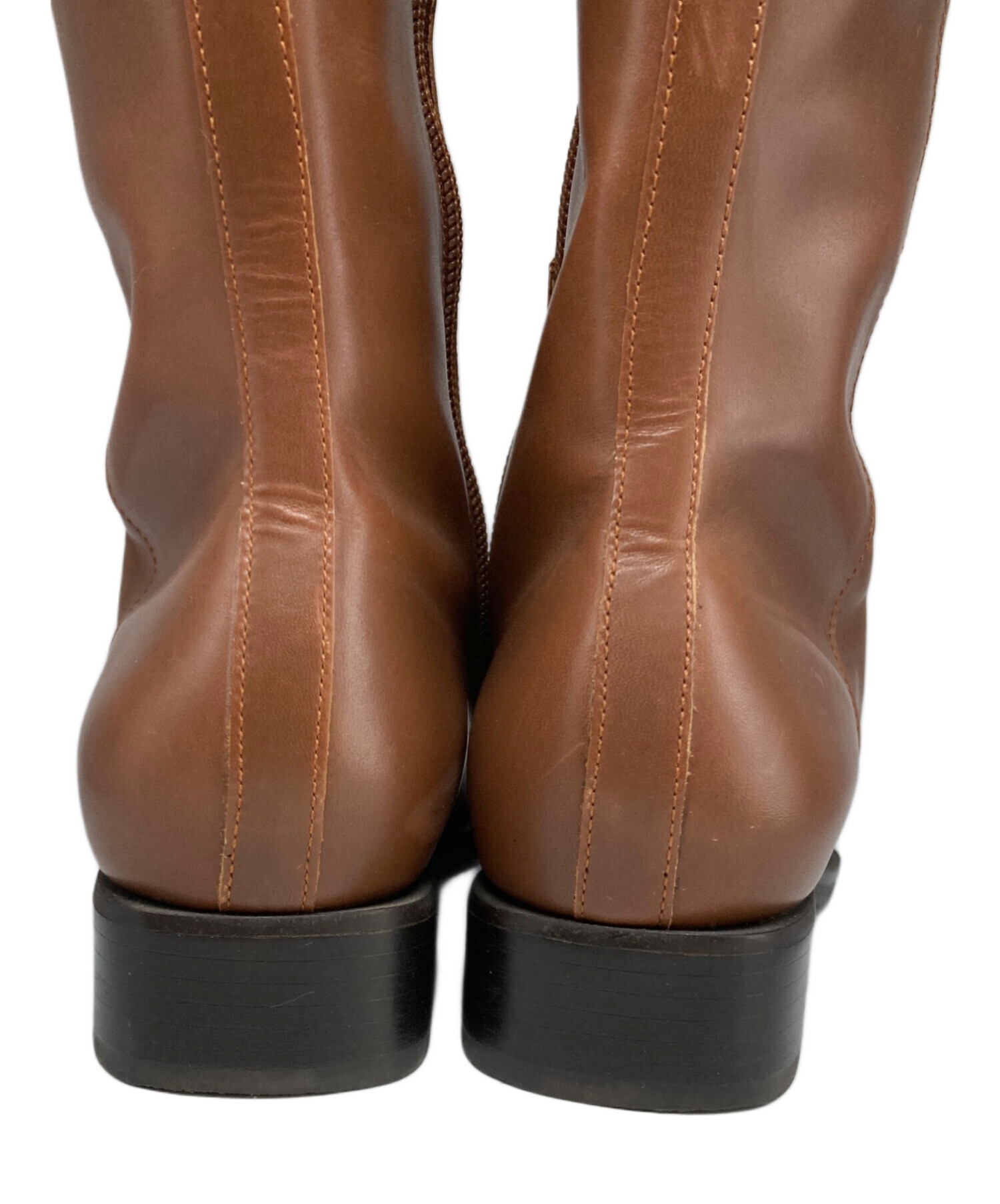 【美品】ラルフローレン　ロングブーツ　レザー　ブラウン　6B 中古・古着通販】LAUREN RALPH LAUREN (ローレンラルフローレン