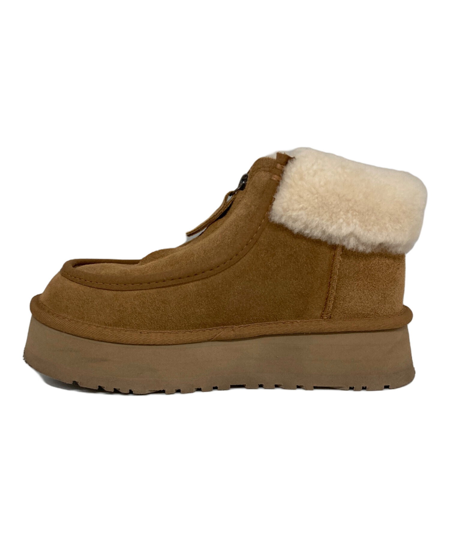 中古・古着通販】UGG (アグ) FUNKETTE BOOT ブラウン サイズ:22