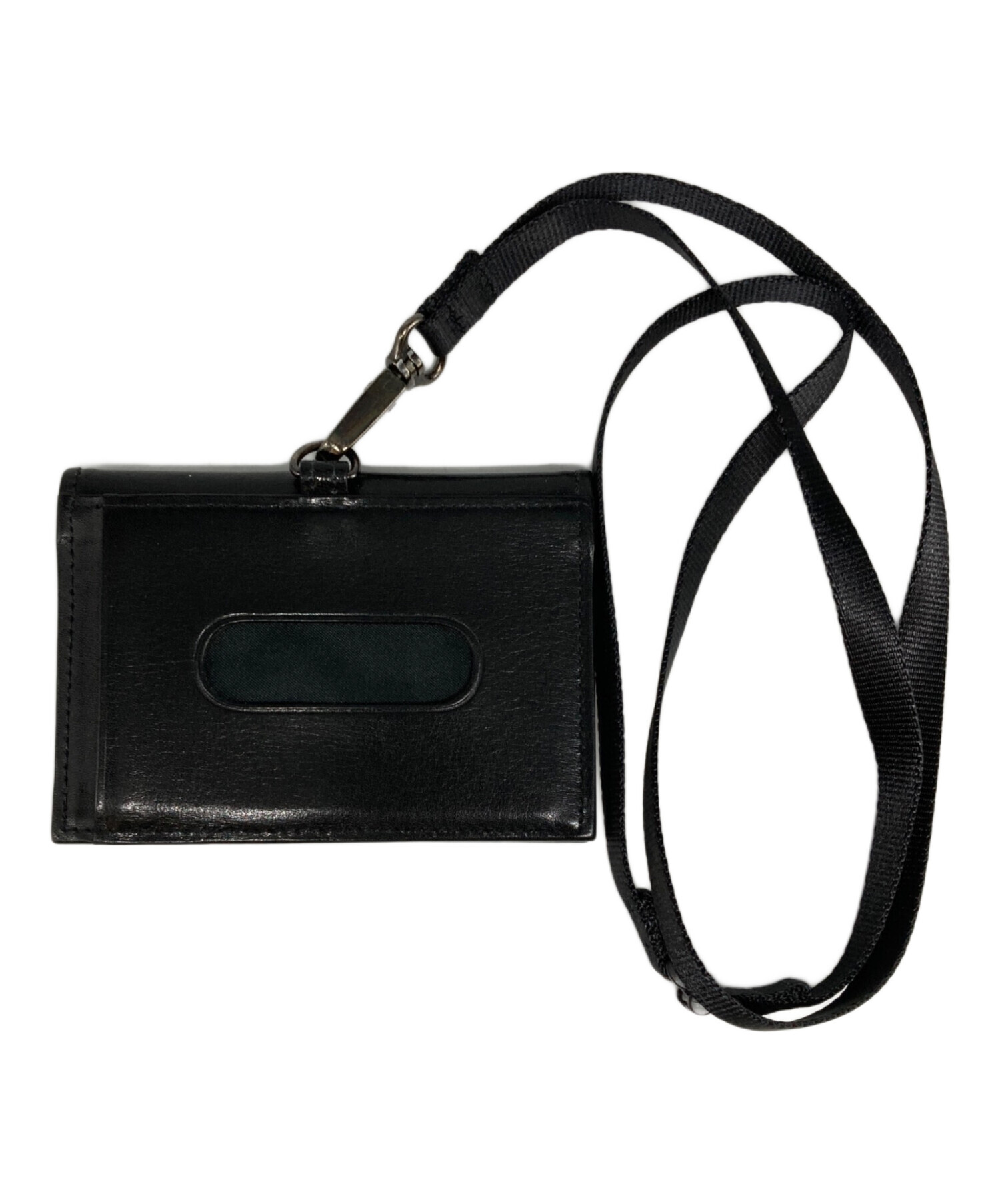 【中古】［PORTER]［ポーター] パスポートホルダー 中古・古着通販】PORTER (ポーター) IDパスホルダー ブラック