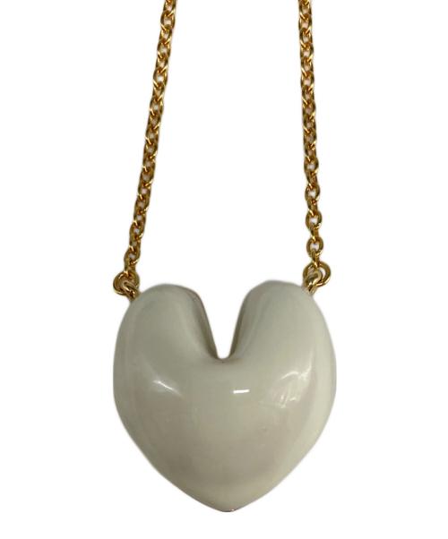 chieko+ 希少　チエコ　ハートネックレス 中古・古着通販】chieko + (チエコプラス) heart necklace ゴールド