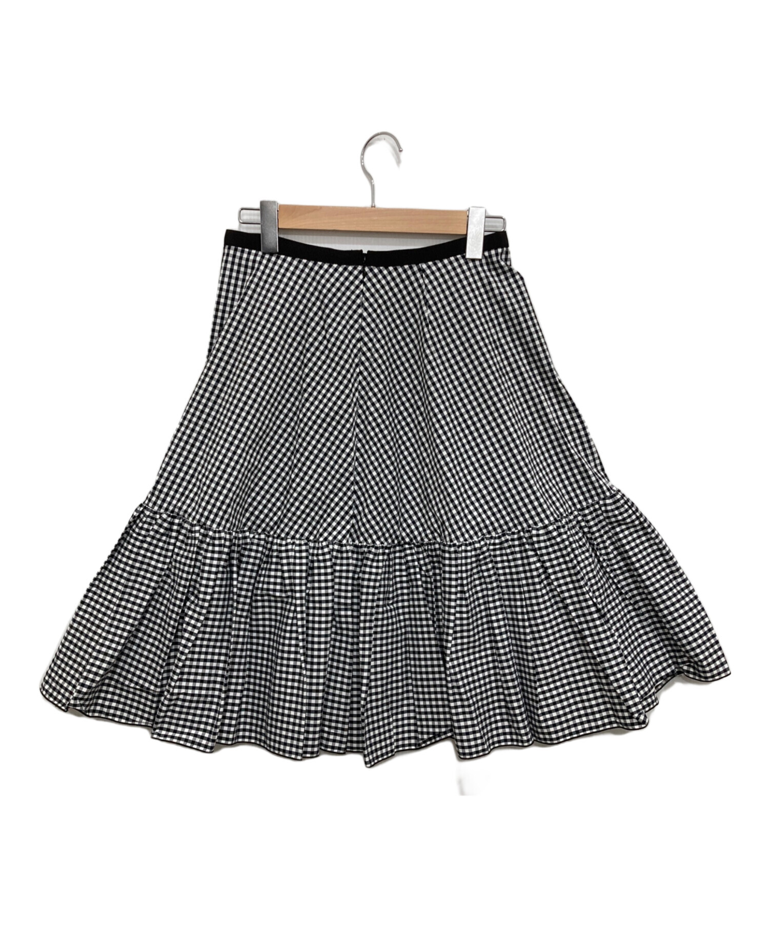 FOXEY フォクシー Gingham Circular サーキュラー スカート 中古・古着通販】FOXEY NEWYORK (フォクシーニューヨーク) ギンガム