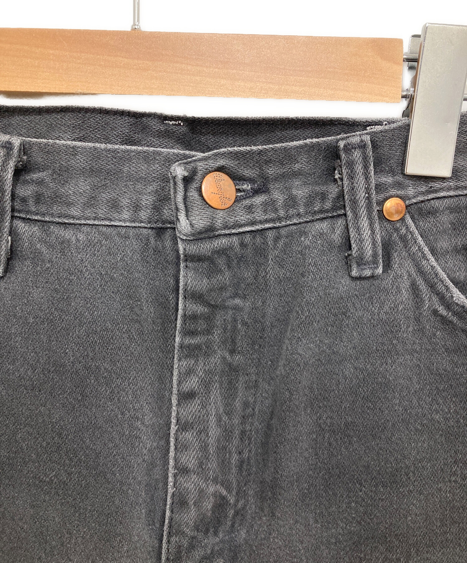 中古・古着通販】Wrangler (ラングラー) デニムパンツ グレー サイズ 