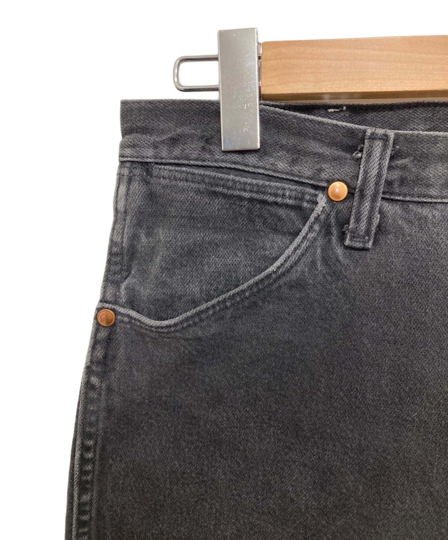 中古・古着通販】Wrangler (ラングラー) デニムパンツ グレー サイズ 