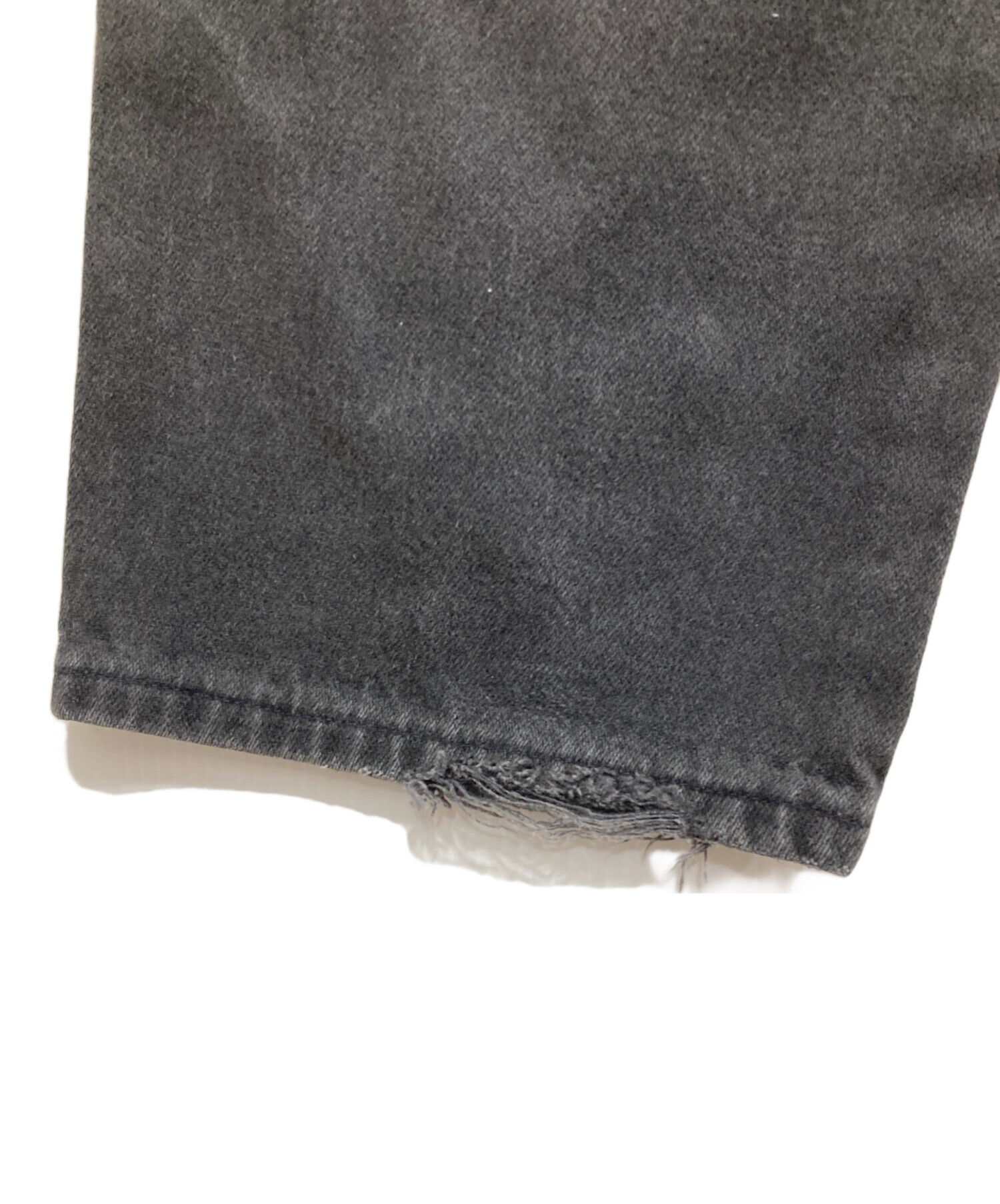 中古・古着通販】Wrangler (ラングラー) デニムパンツ グレー サイズ 
