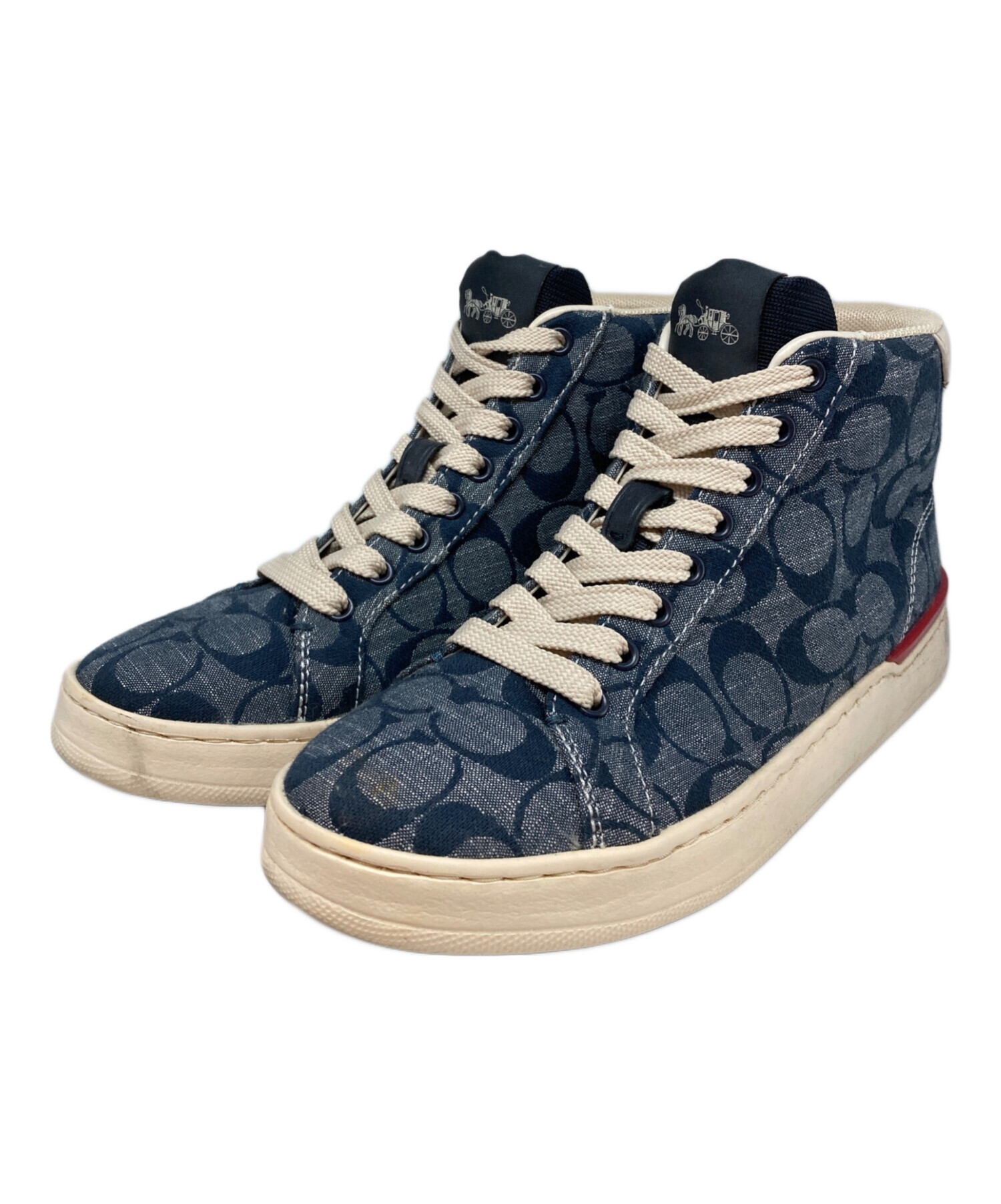 中古・古着通販】COACH (コーチ) CLIP SIG HIGHTOP ハイカット 