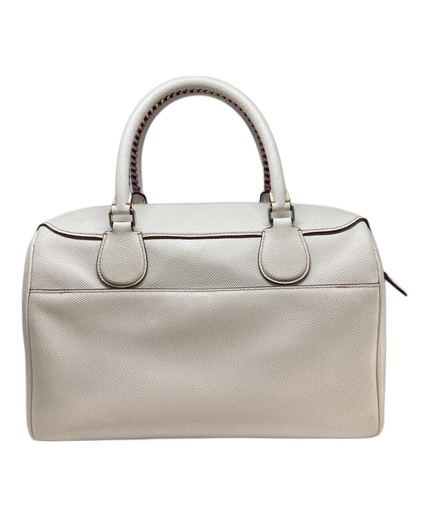 中古・古着通販】COACH (コーチ) 2WAYミニボストンバッグ ホワイト