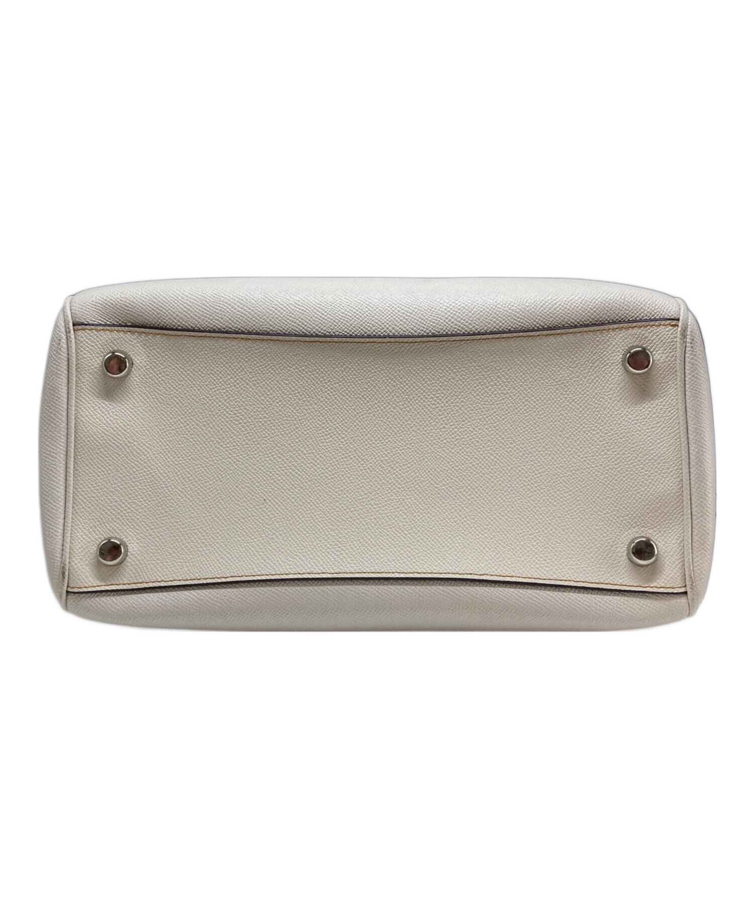 中古・古着通販】COACH (コーチ) 2WAYミニボストンバッグ ホワイト