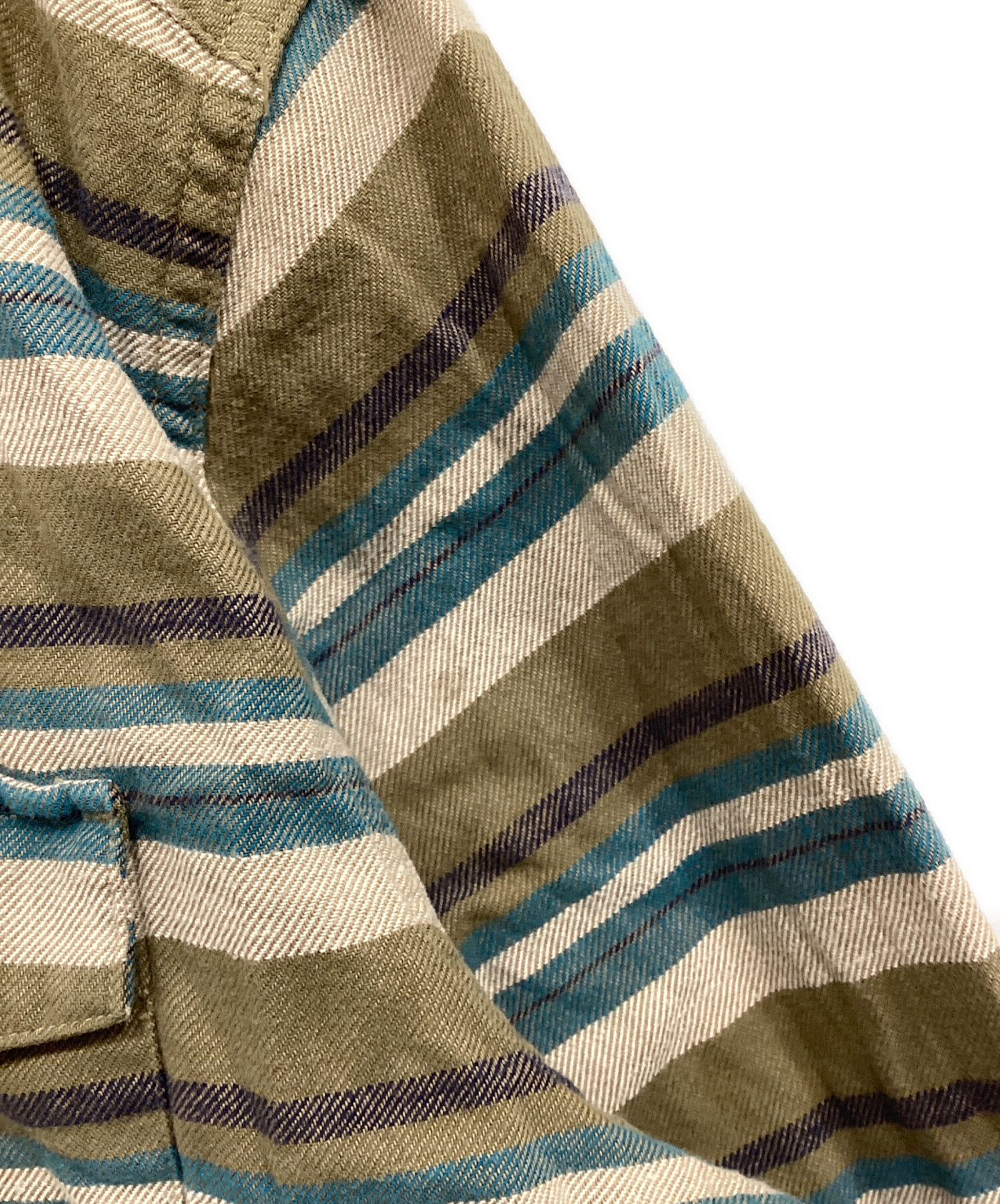 中古・古着通販】Patagonia (パタゴニア) マルチボーダーシャツ カーキ