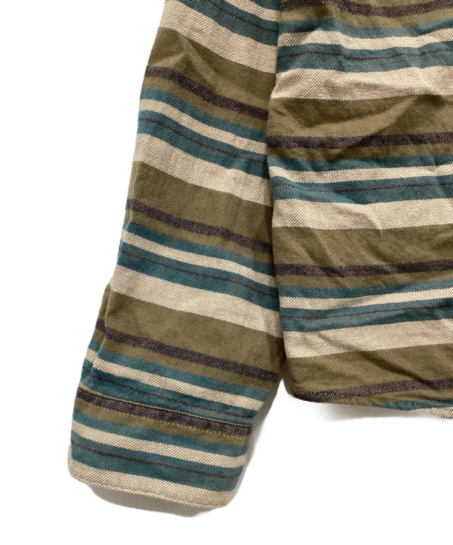 中古・古着通販】Patagonia (パタゴニア) マルチボーダーシャツ カーキ