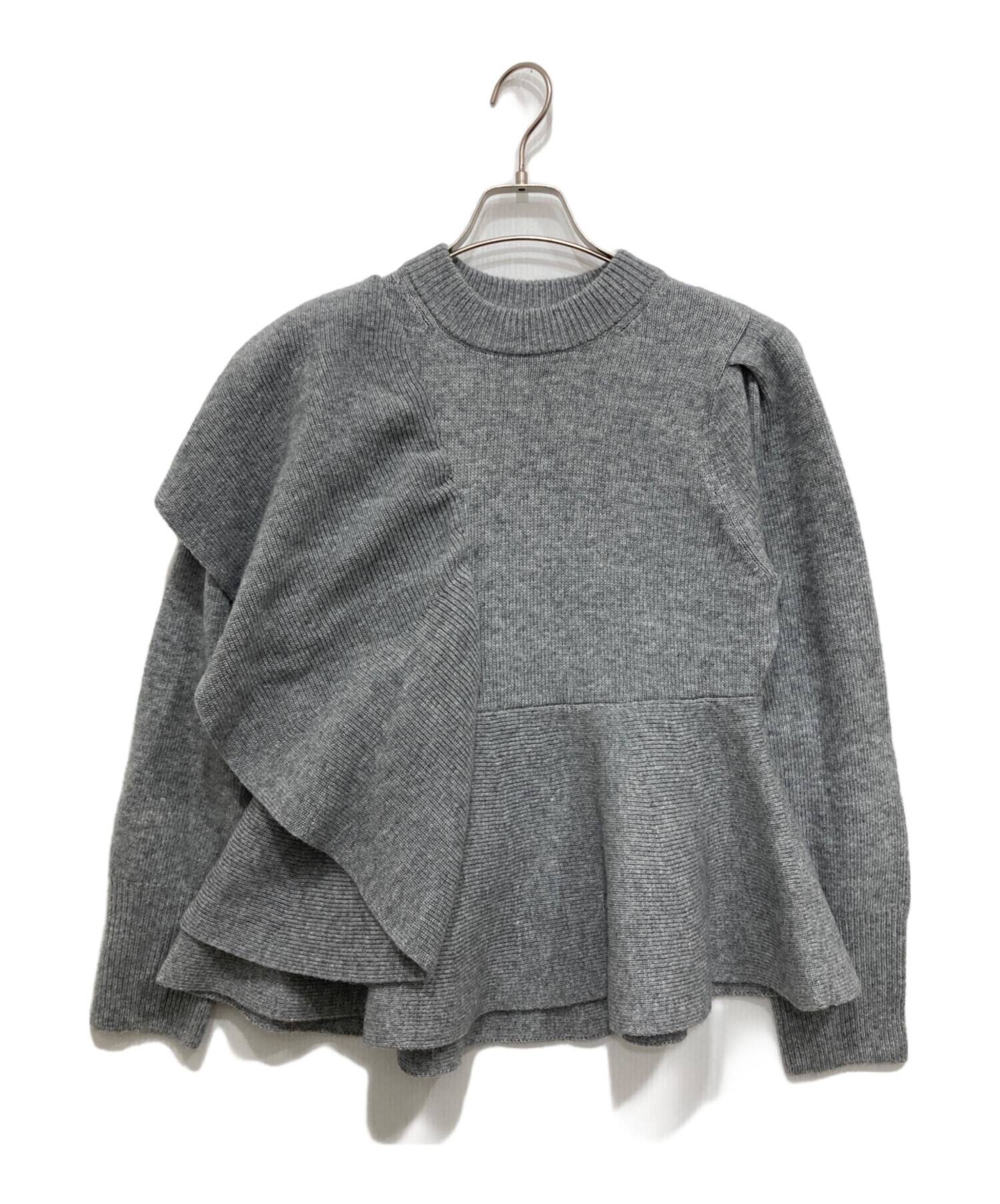 中古・古着通販】ELENDEEK (エレンディーク) ショルダーフリルペプラム