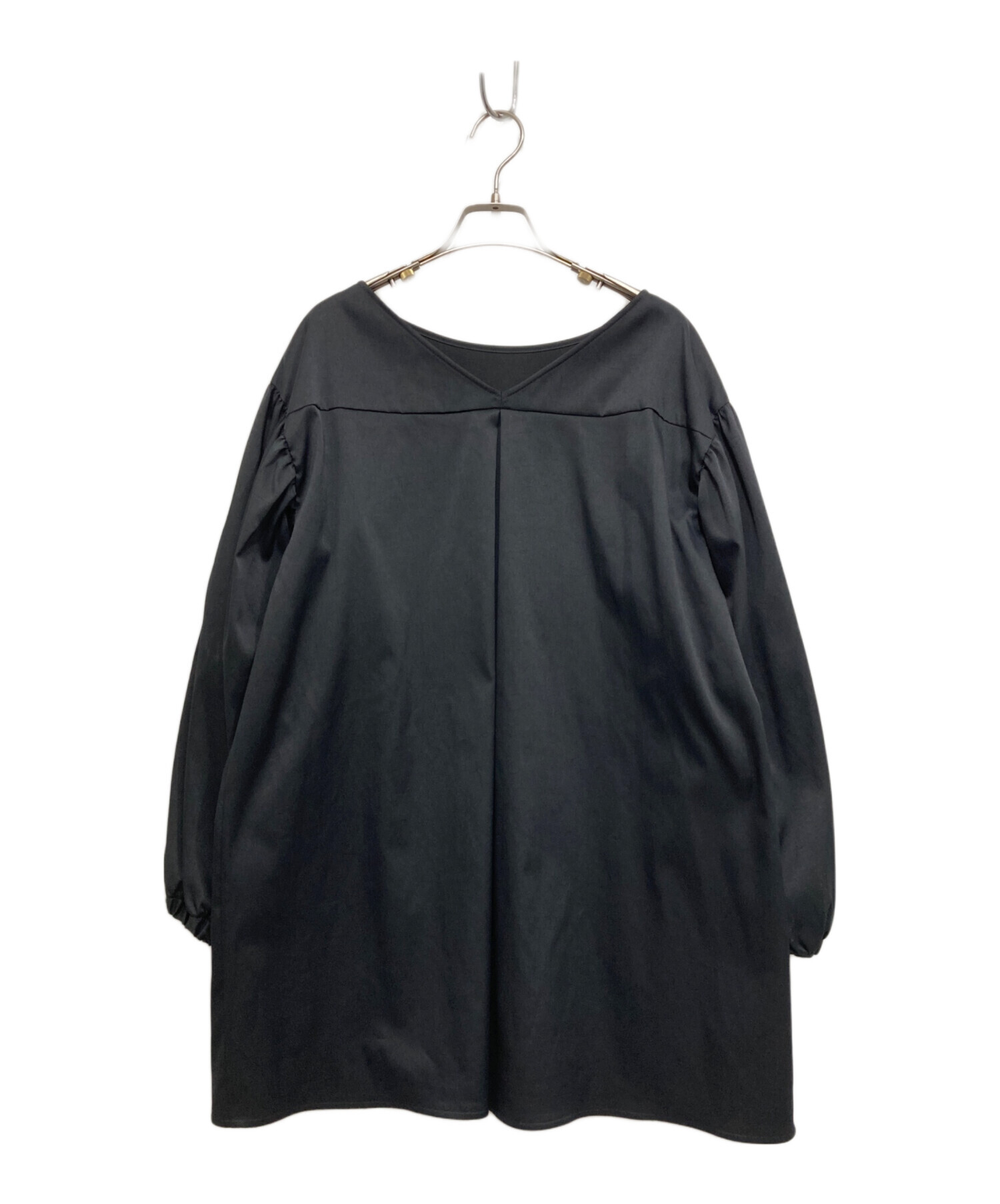 Co コー ブラウス XXL 黒 【古着】【中古】【送料無料】 THREE SQUARE スリースクエア ブラウス M 黒 【古着】【中古】【送料