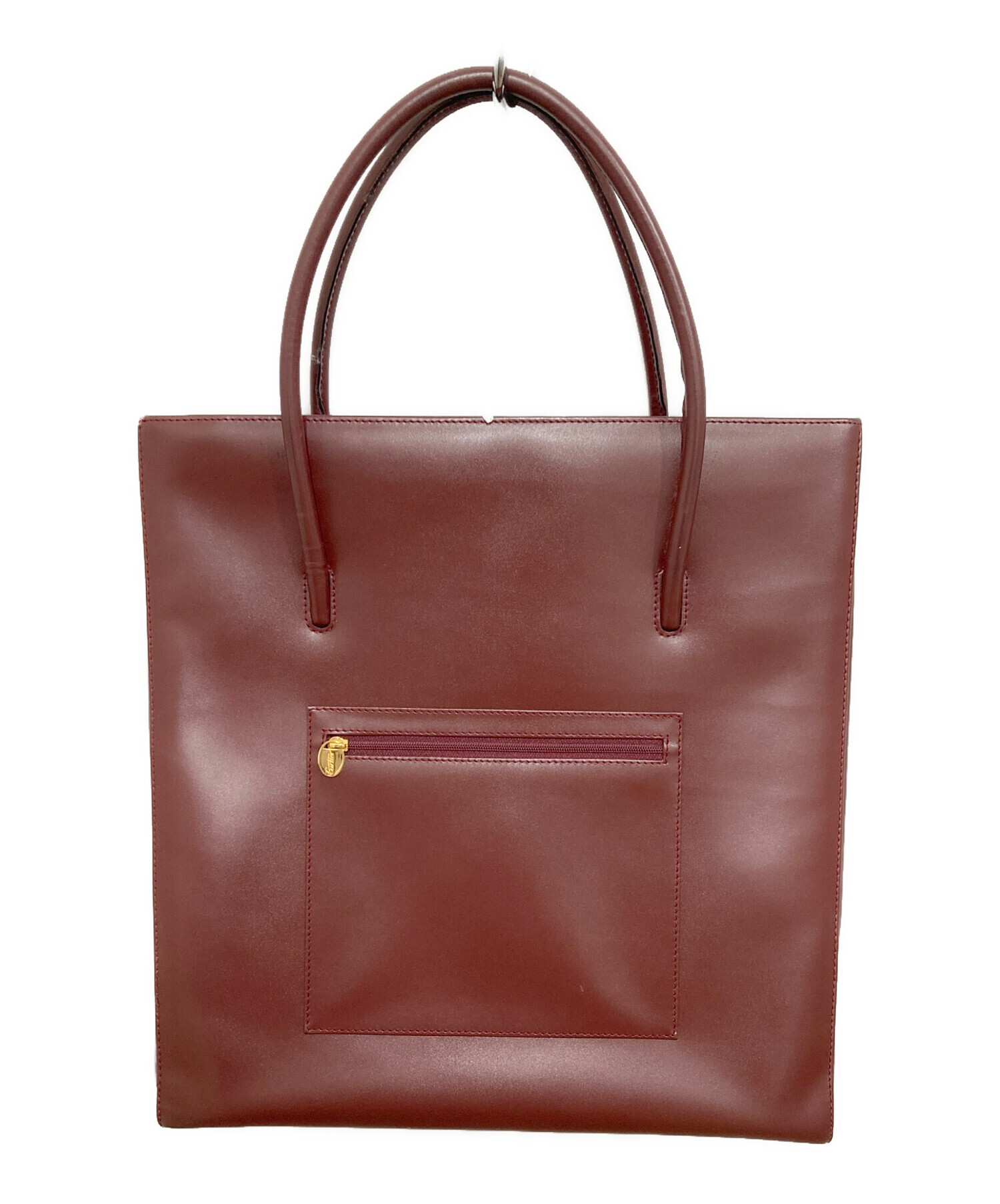 中古・古着通販】Cartier (カルティエ) トートバッグ ボルドー