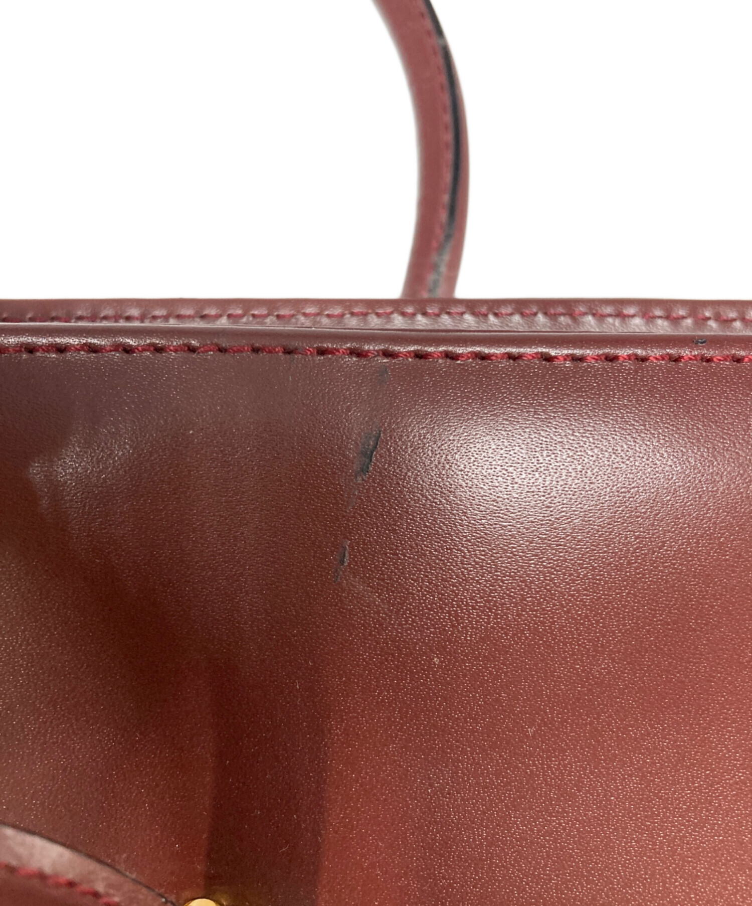 中古・古着通販】Cartier (カルティエ) トートバッグ ボルドー