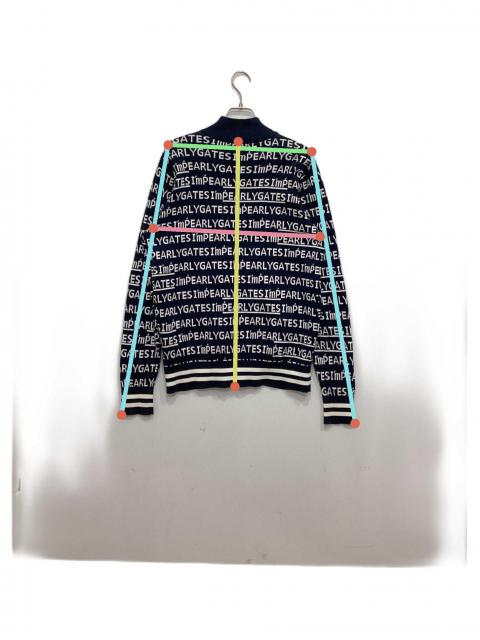 中古・古着通販】PEARLY GATES (パーリーゲイツ) ジップニット