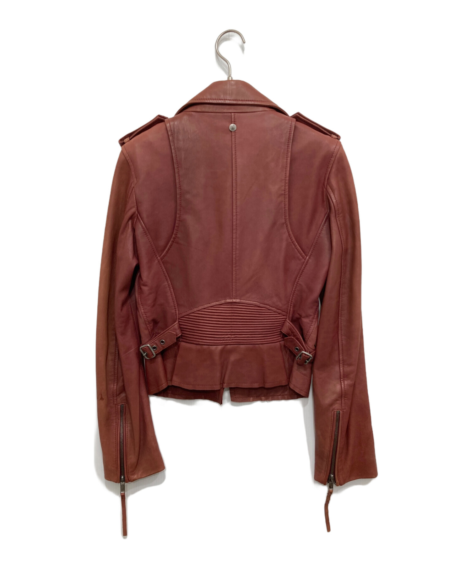 中古・古着通販】DIESEL (ディーゼル) ラムレザーライダースジャケット