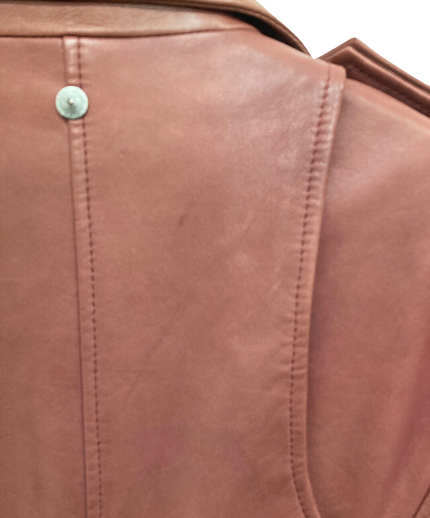 中古・古着通販】DIESEL (ディーゼル) ラムレザーライダースジャケット