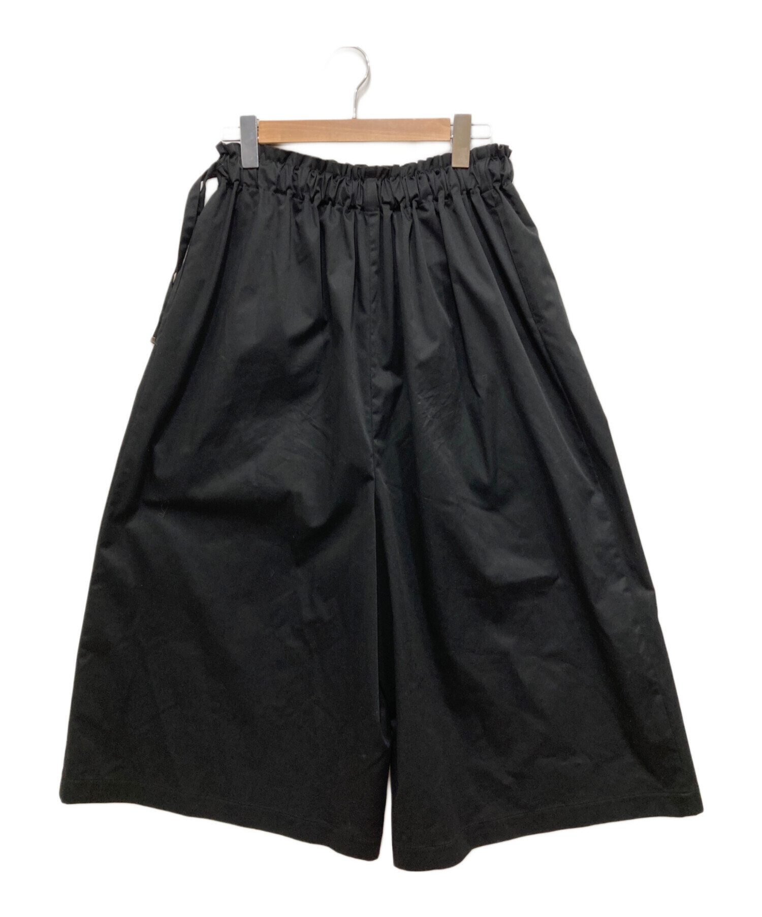 中古・古着通販】skep (スケップ) ワイドパンツ（ショート） ブラック