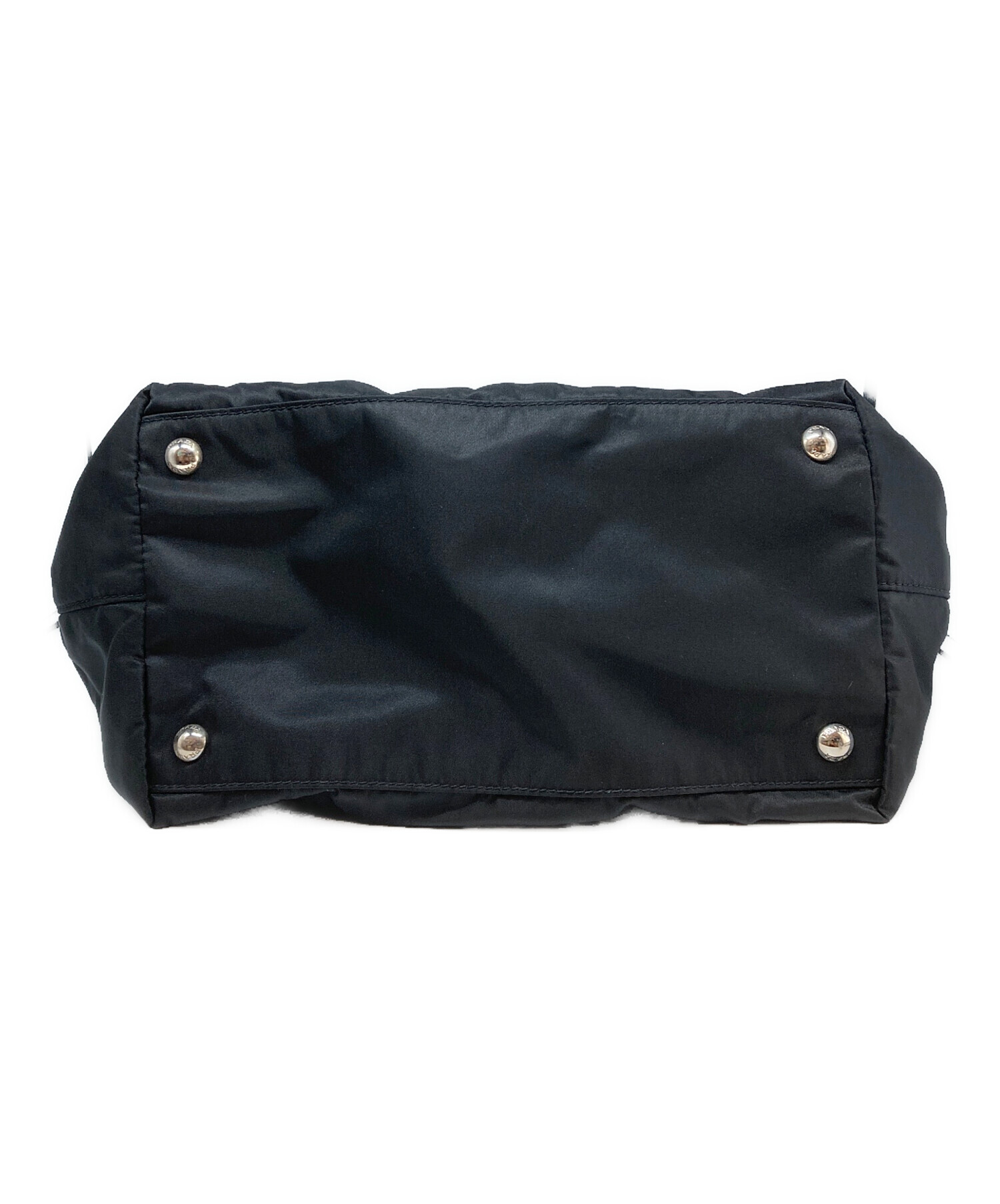 中古・古着通販】PRADA (プラダ) リボントートバッグ ブラック