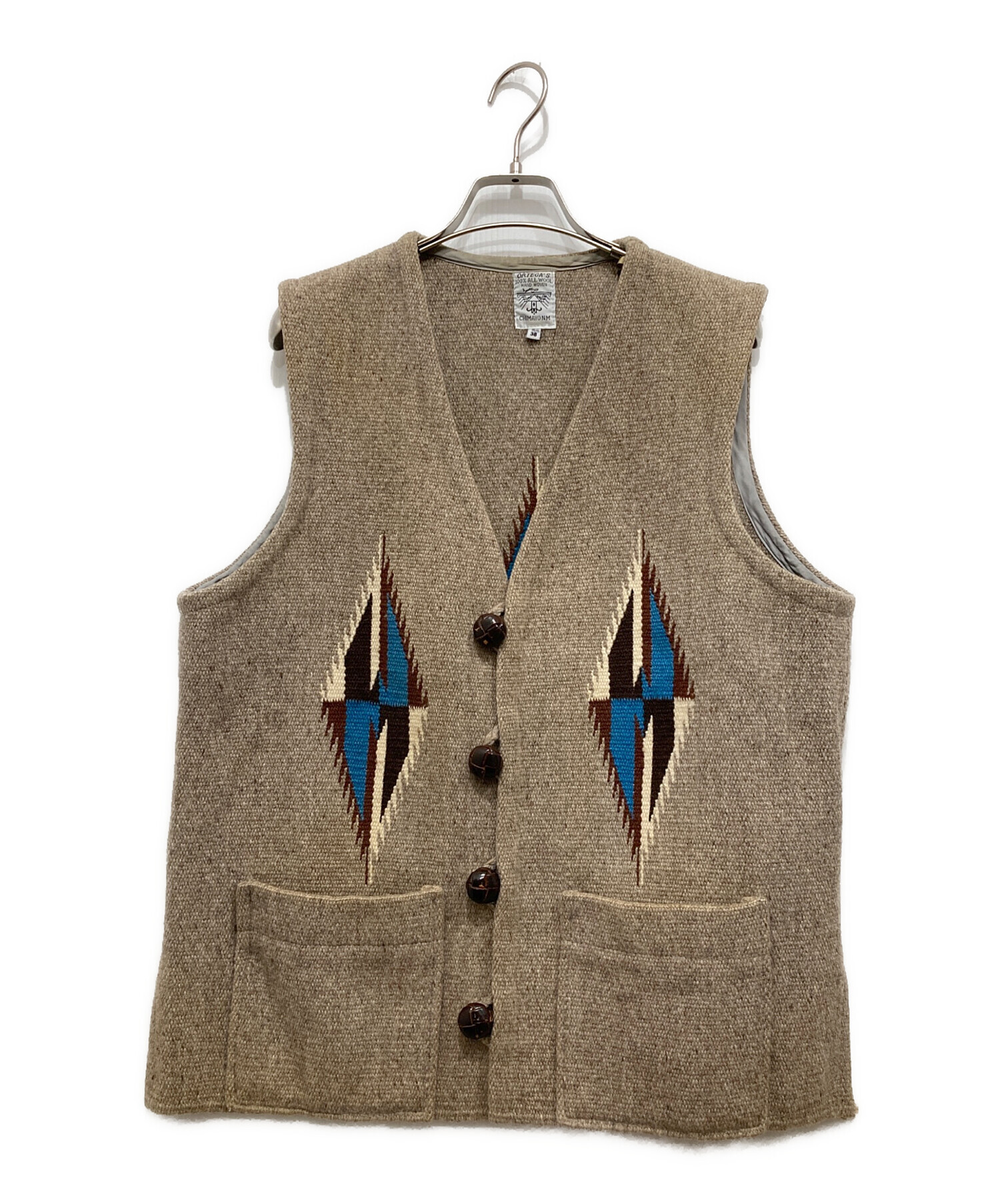 中古・古着通販】ORTEGA'S (オルテガ) チマヨベスト ベージュ サイズ